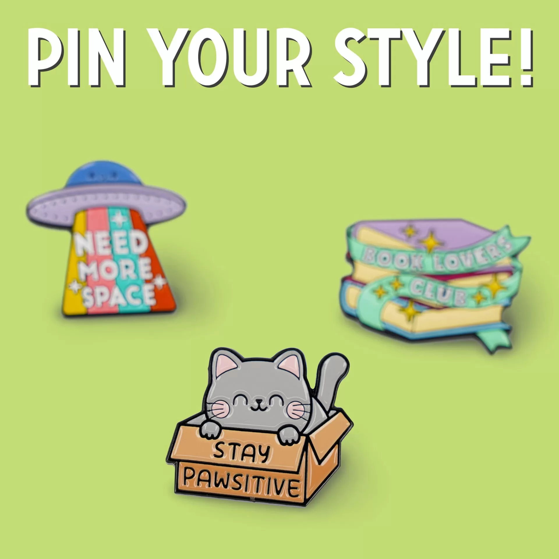 Legami Milano Broschen^Anstecknadel aus emailliertem Metall - Pin Your Style!