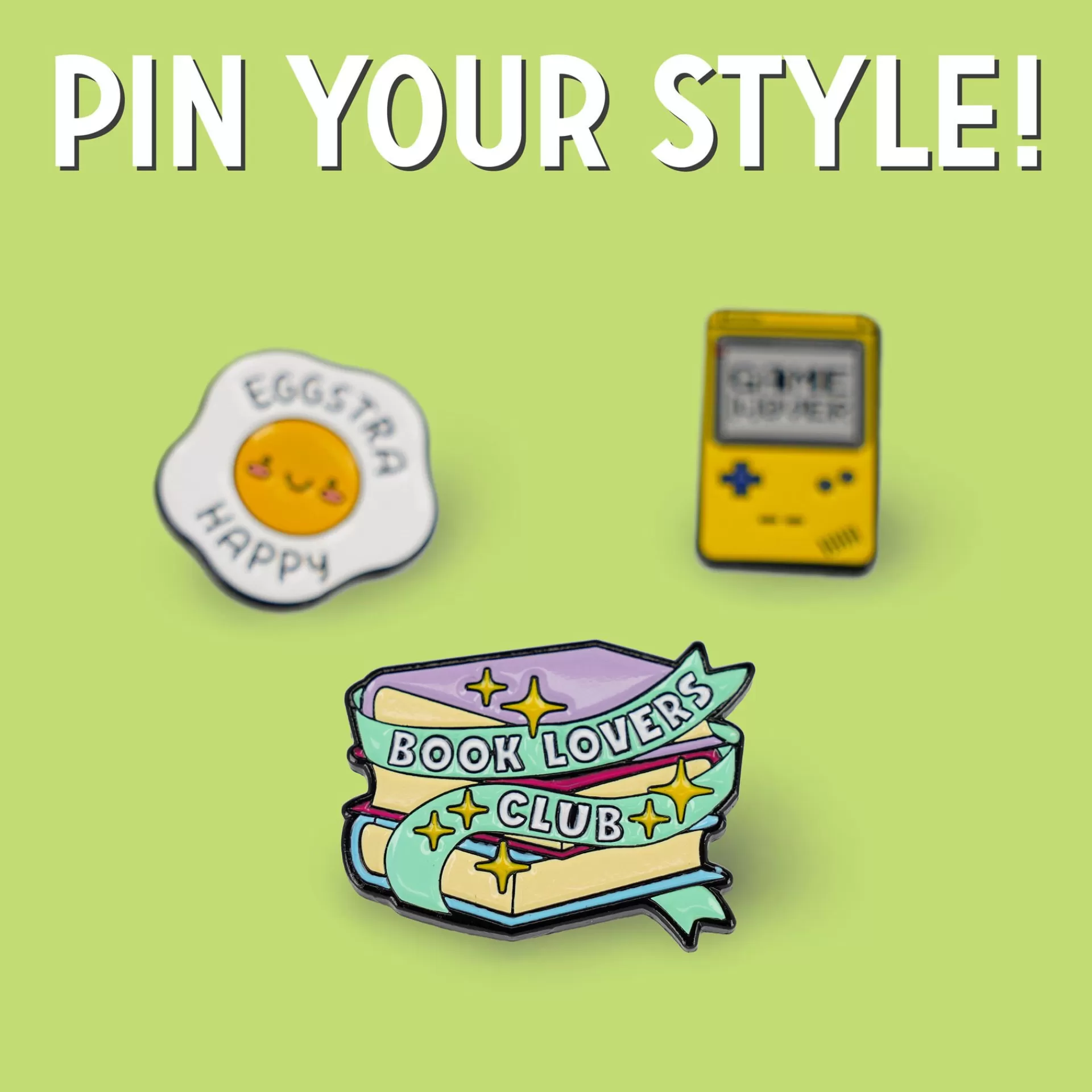 Legami Milano Broschen^Anstecknadel aus emailliertem Metall - Pin Your Style!