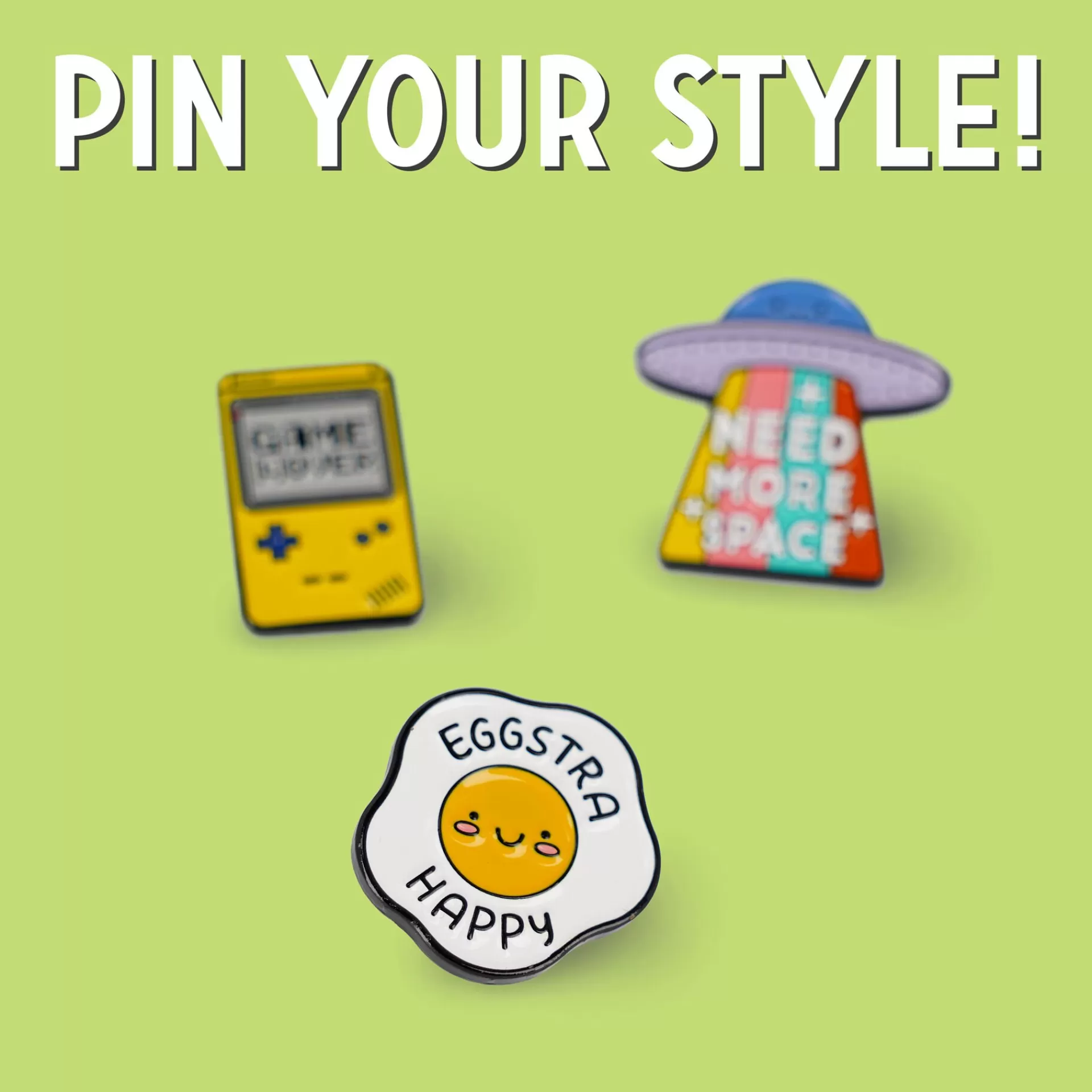 Legami Milano Broschen^Anstecknadel aus emailliertem Metall - Pin Your Style!