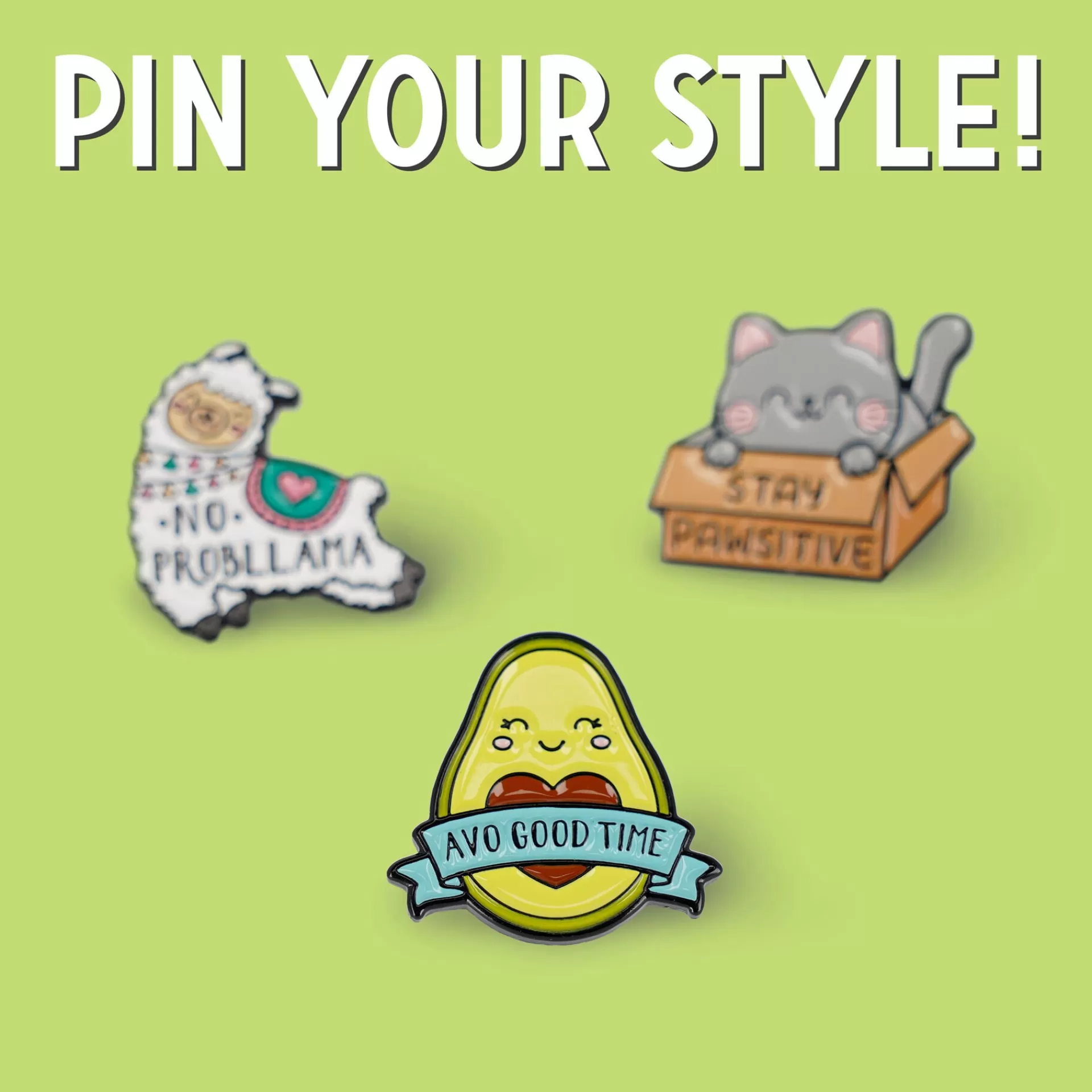 Legami Milano Broschen^Anstecknadel aus emailliertem Metall - Pin Your Style!