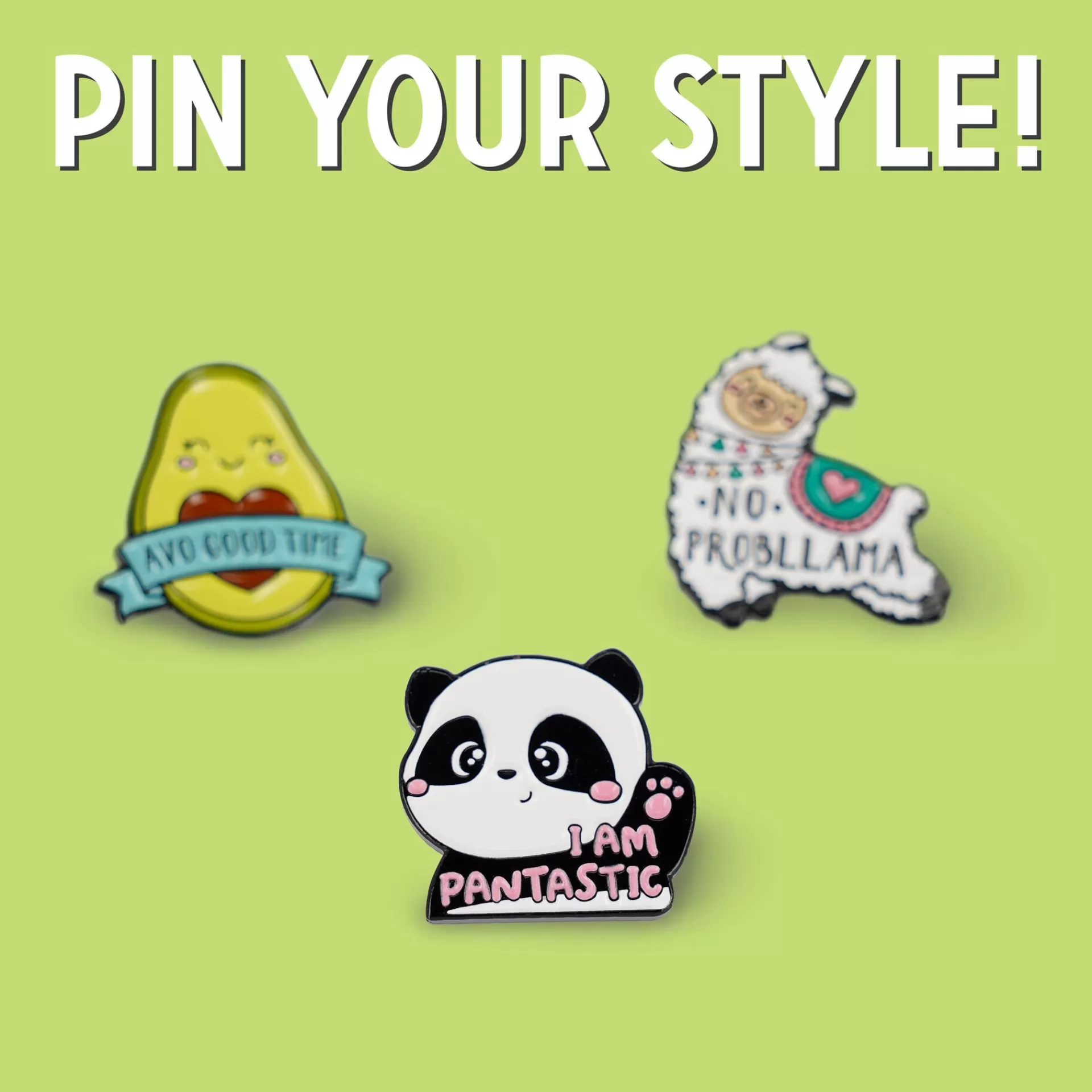 Legami Milano Broschen^Anstecknadel aus emailliertem Metall - Pin Your Style!