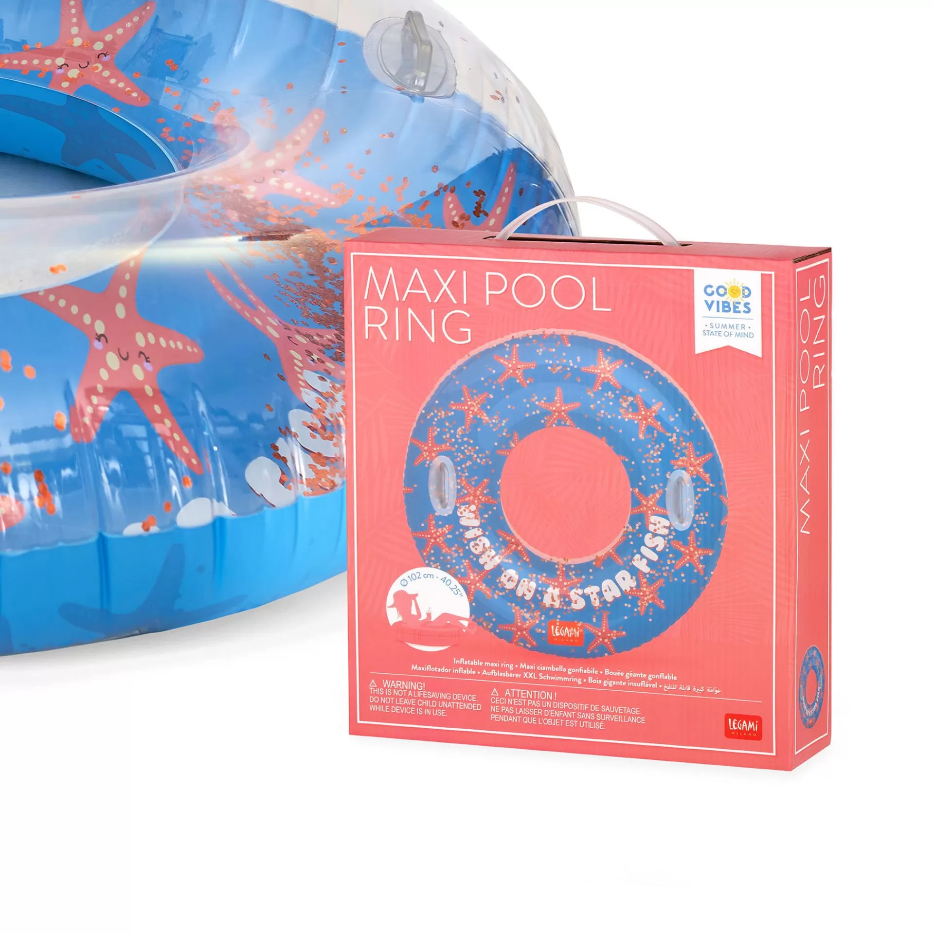 Legami Milano Schlauchboote^Aufblasbarer Maxi-Schwimmring - Maxi Pool Ring