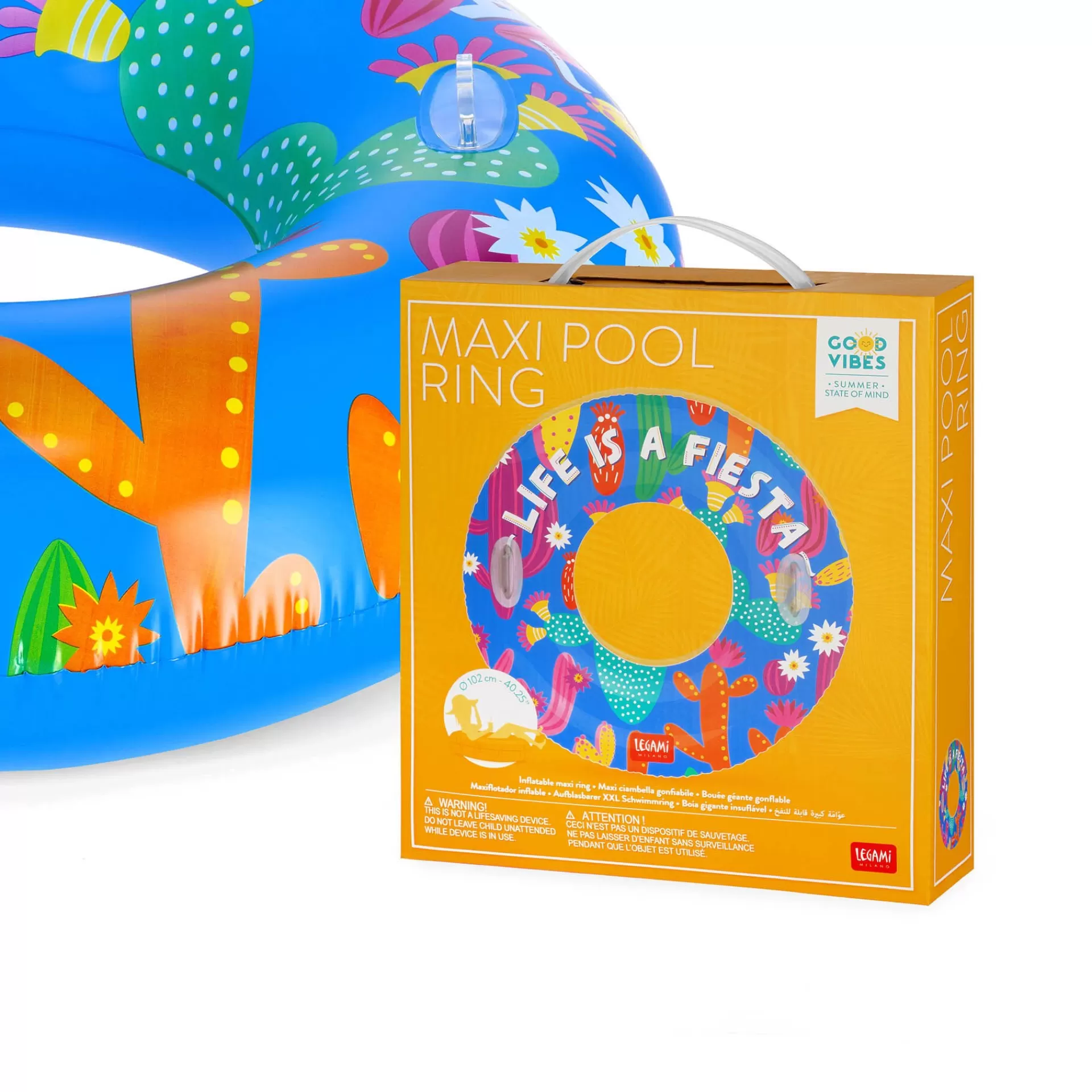 Legami Milano Schlauchboote^Aufblasbarer Maxi-Schwimmring - Maxi Pool Ring
