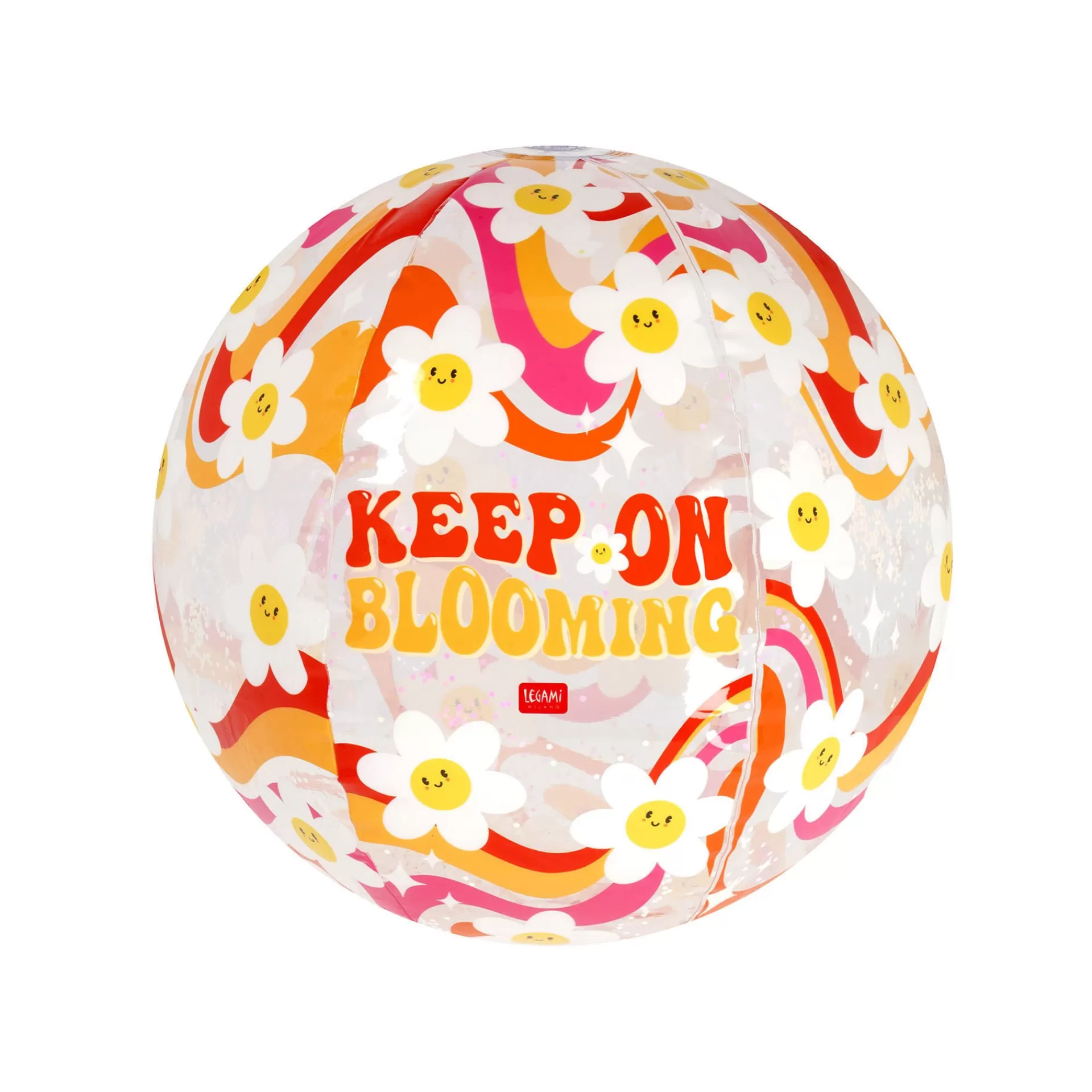 Legami Milano Spiele Am Strand | Schlauchboote^Aufblasbarer Strandball - Glitter Beach Ball