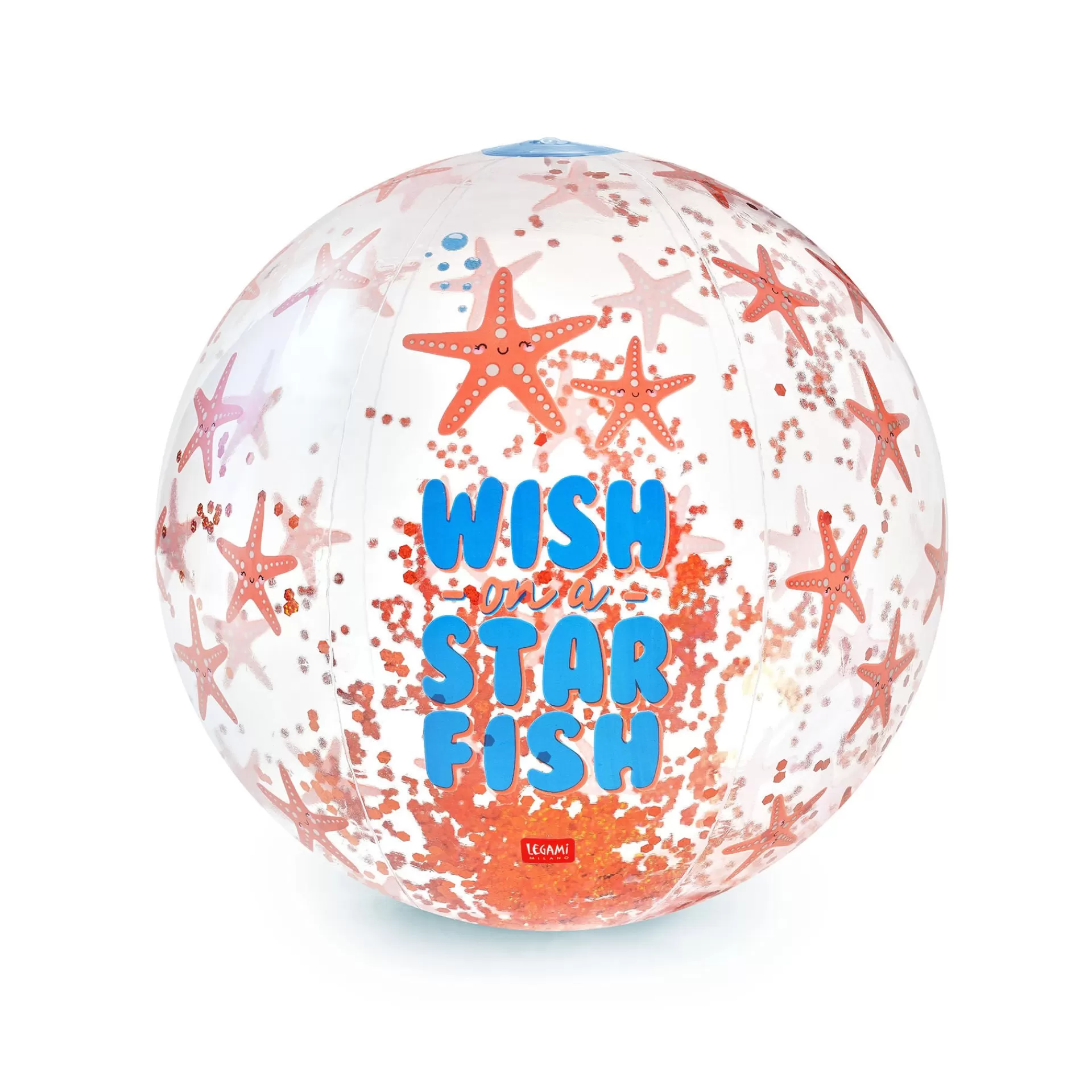 Legami Milano Spiele Am Strand | Schlauchboote^Aufblasbarer Strandball - Glitter Beach Ball