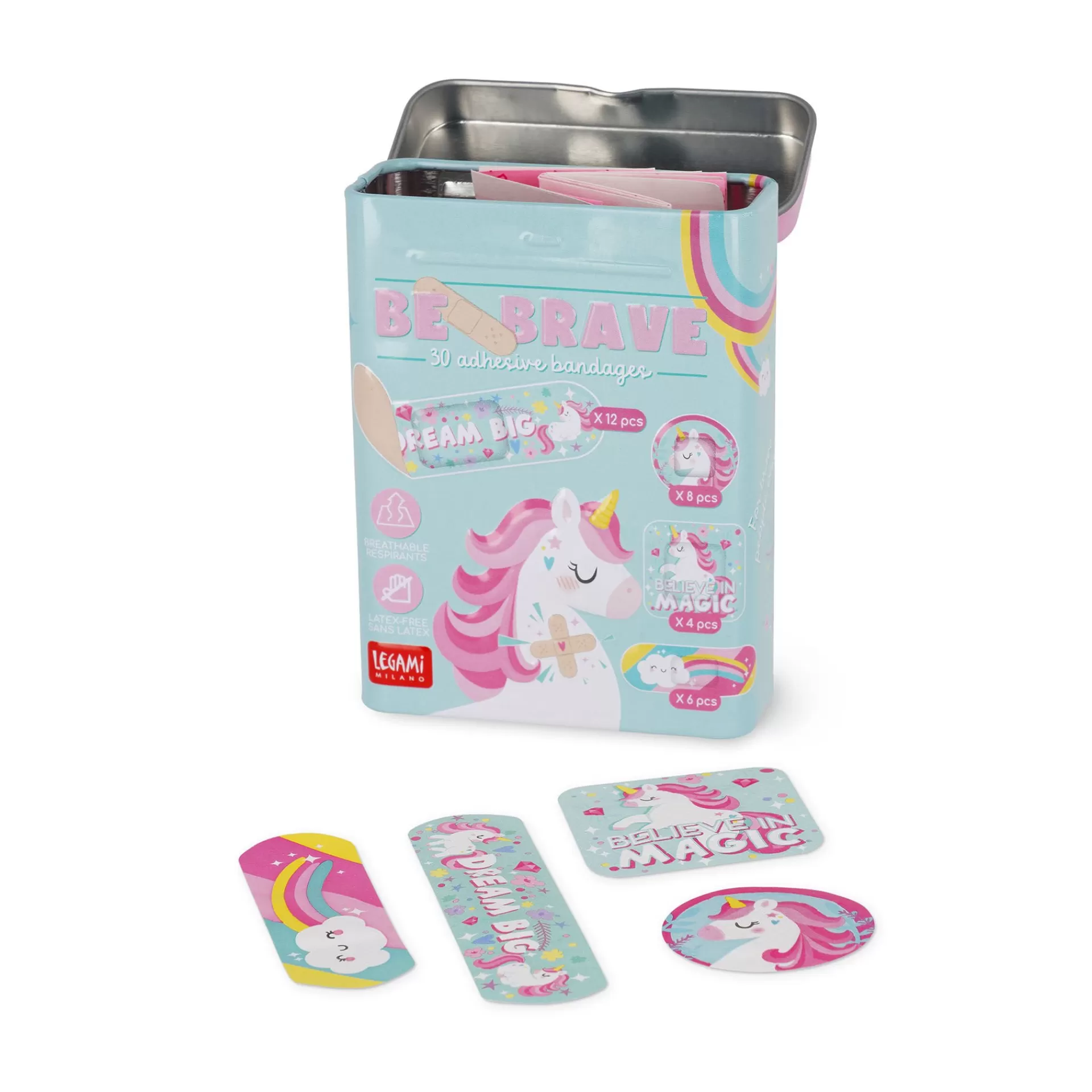 Legami Milano Weitere Accessoires^30 Bedruckte Pflaster - Be Brave