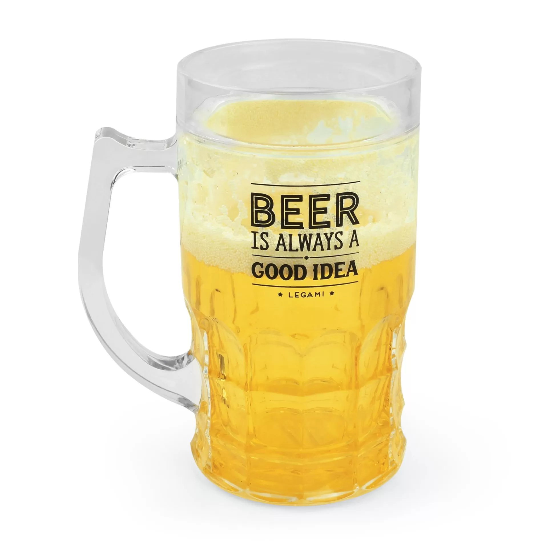Legami Milano Cocktail Hour^Bierkrug mit Kühlfunktion - Cooling Beer Mug