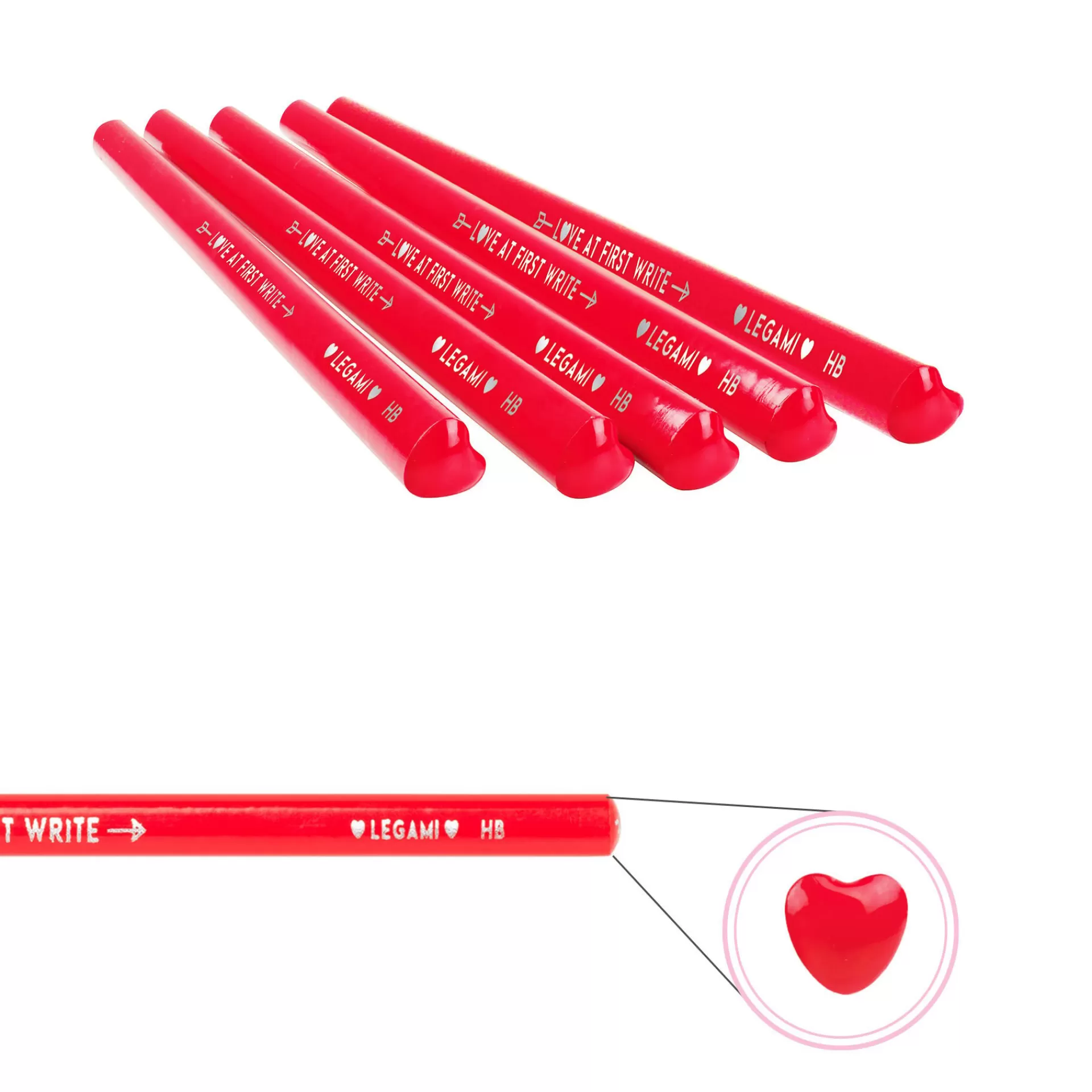 Legami Milano Bleistifte Und Buntstifte^Bleistift in Herzform - Love at First Write