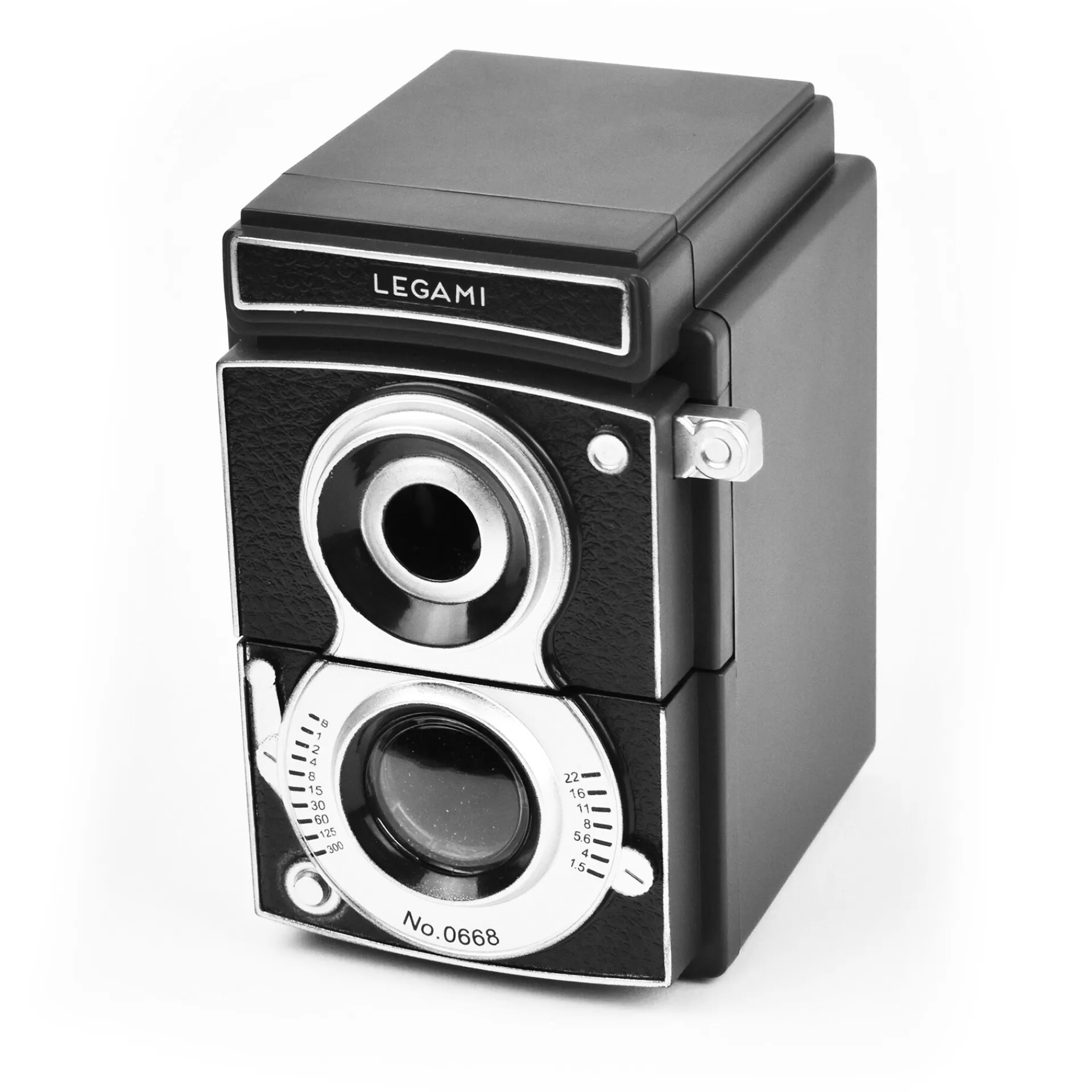 Legami Milano Spitzer^Bleistiftspitzer mit Kurbel - Camera