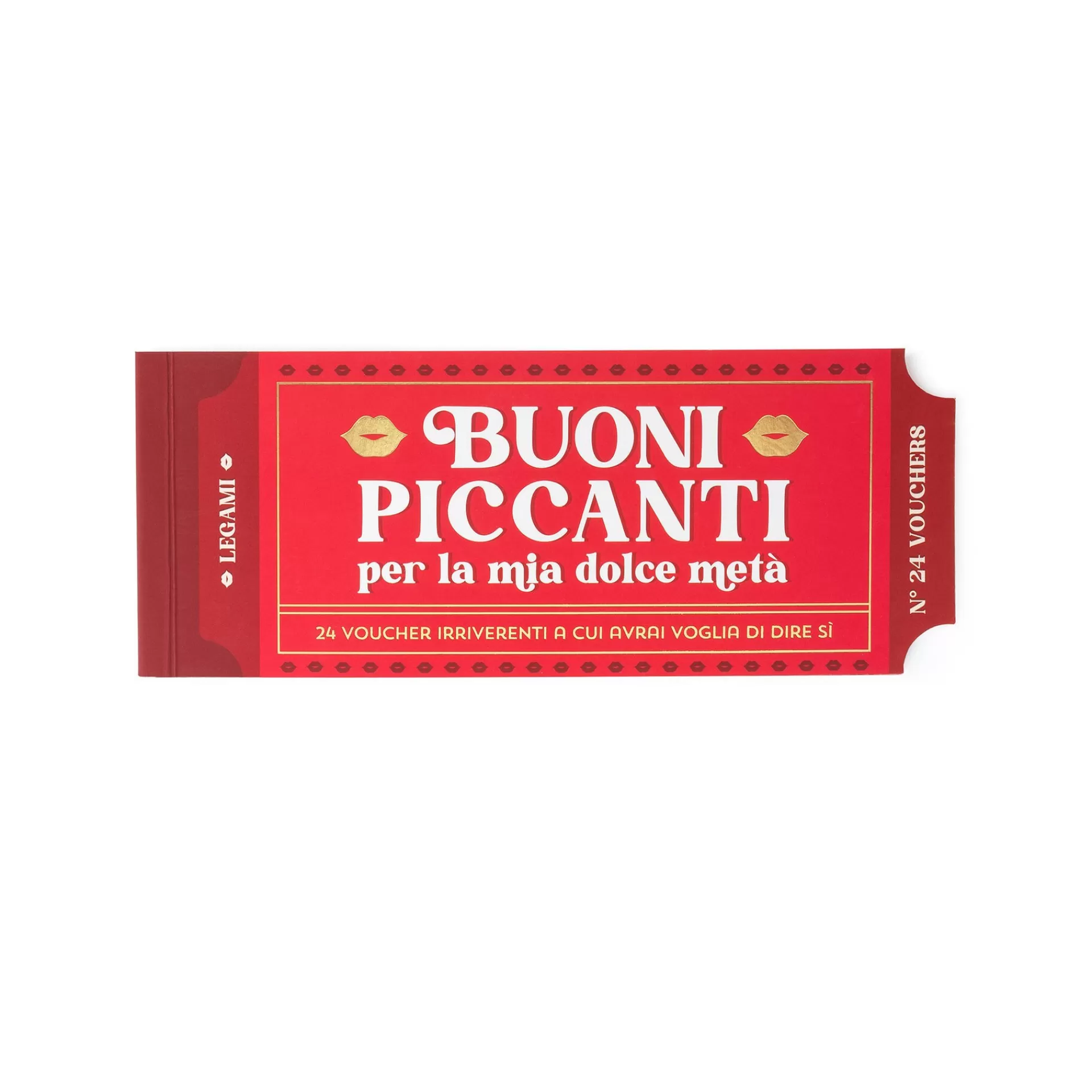 Legami Milano Spiele^Block mit 24 Pikanten Gutscheinen - Italienisch
