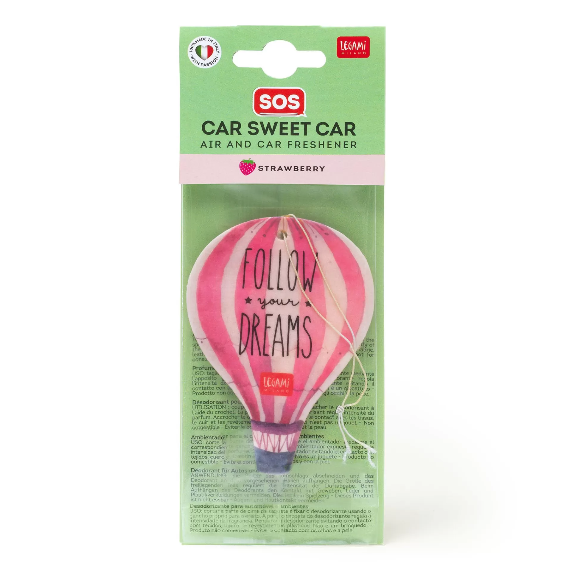 Legami Milano Weitere Accessoires | Reise-Accessoires^Duftspender für Auto und Innenräume - SOS Car Sweet Car