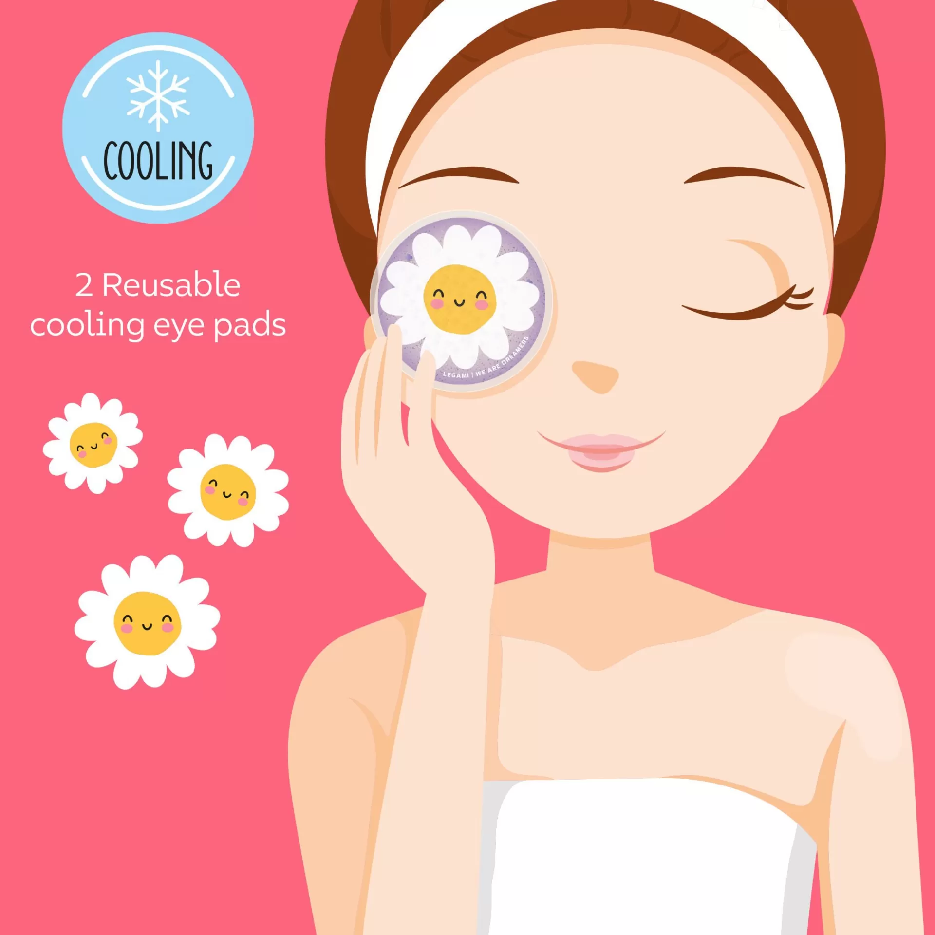Legami Milano Beauty-Accessoires^Erfrischende Augenpads - Chill Out