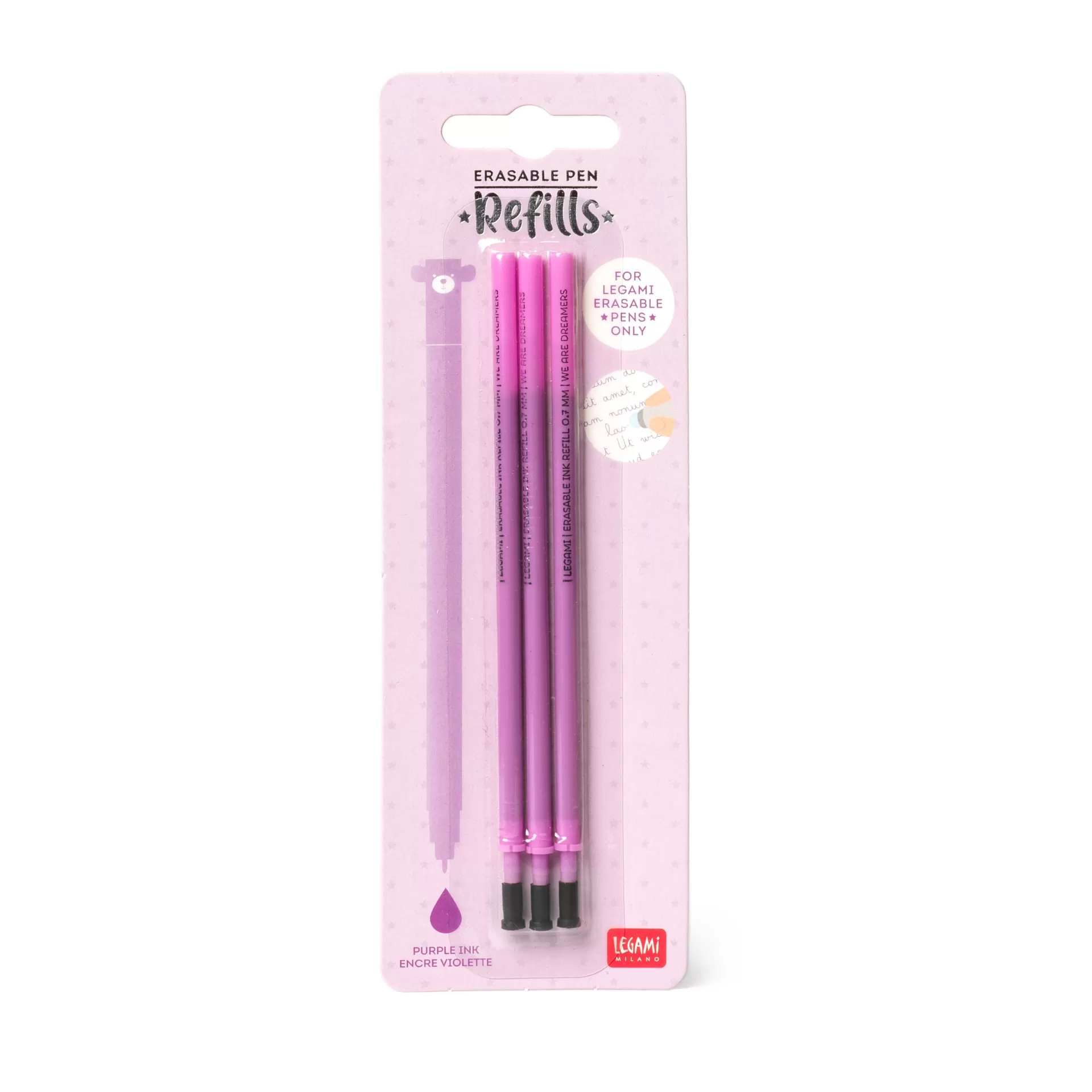 Legami Milano Erasables Stifte Nachfüllminen^Ersatzmine für löschbaren Gelstift - Erasable Pen