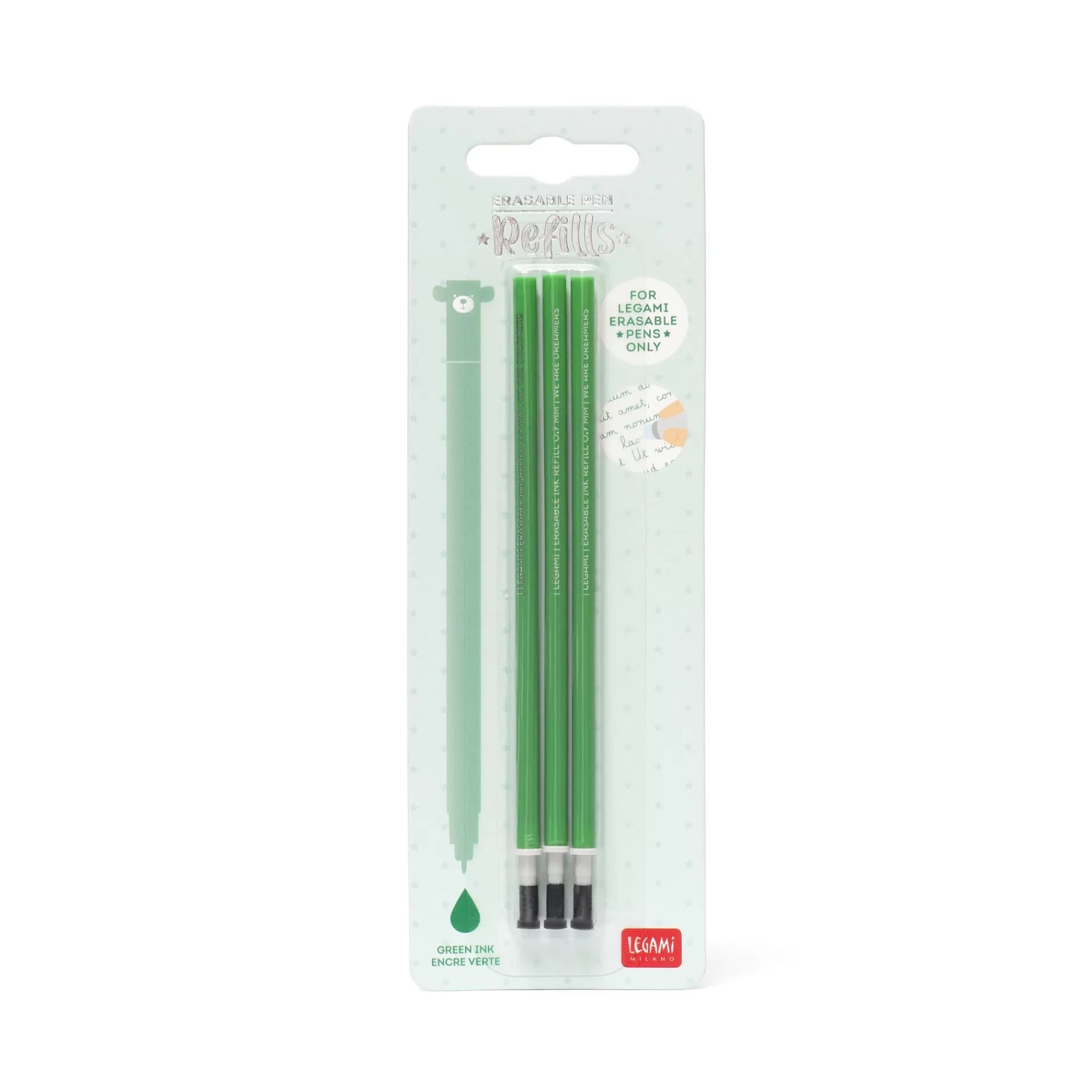Legami Milano Erasables Stifte Nachfüllminen^Ersatzmine für löschbaren Gelstift - Erasable Pen