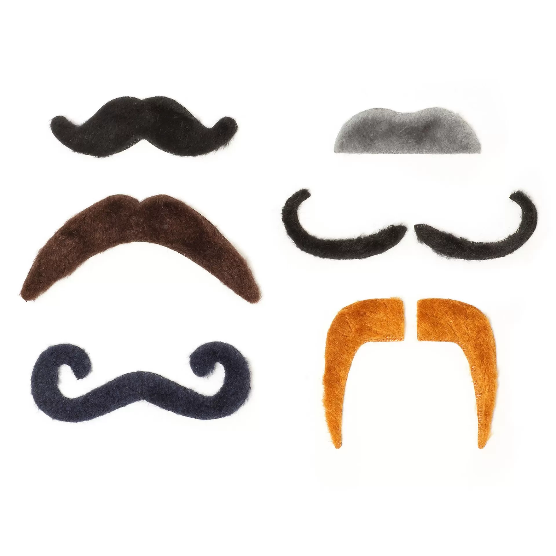 Legami Milano Spiele^6er-Set selbstklebender Fake-Schnurrbärte - Hot Mou-Stache
