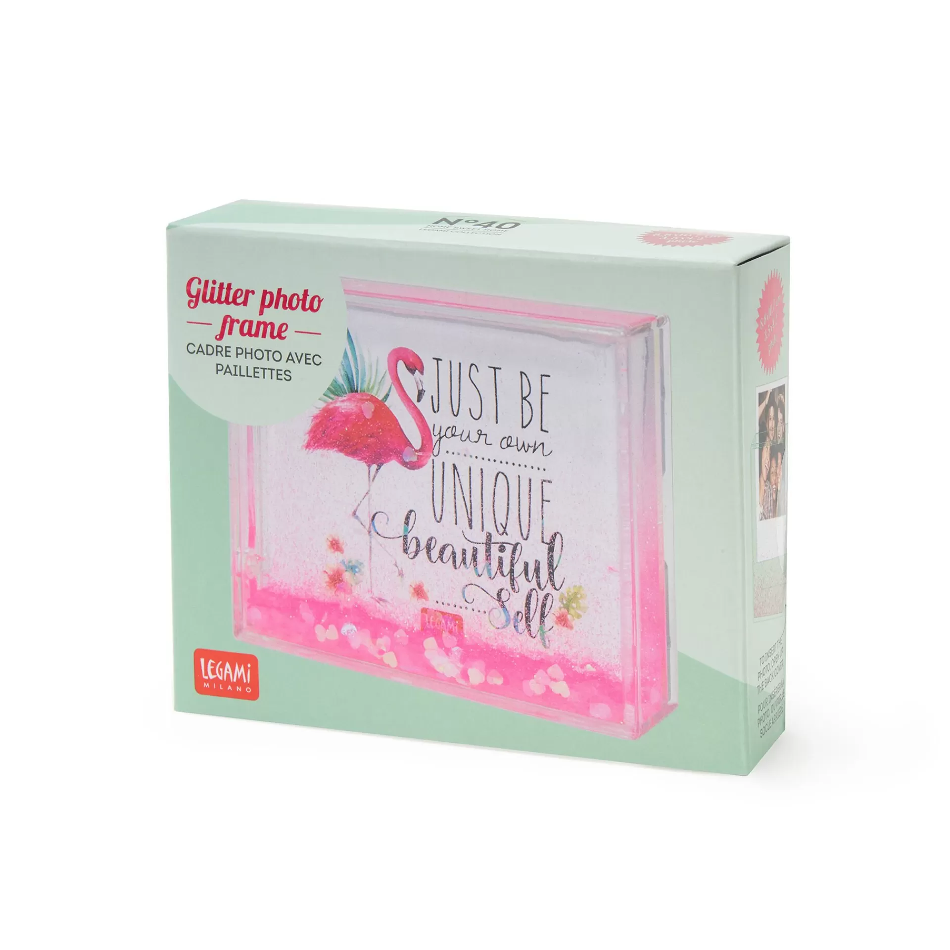 Legami Milano Fotohalter Und Fotoalbum^Fotohalter mit Glitter