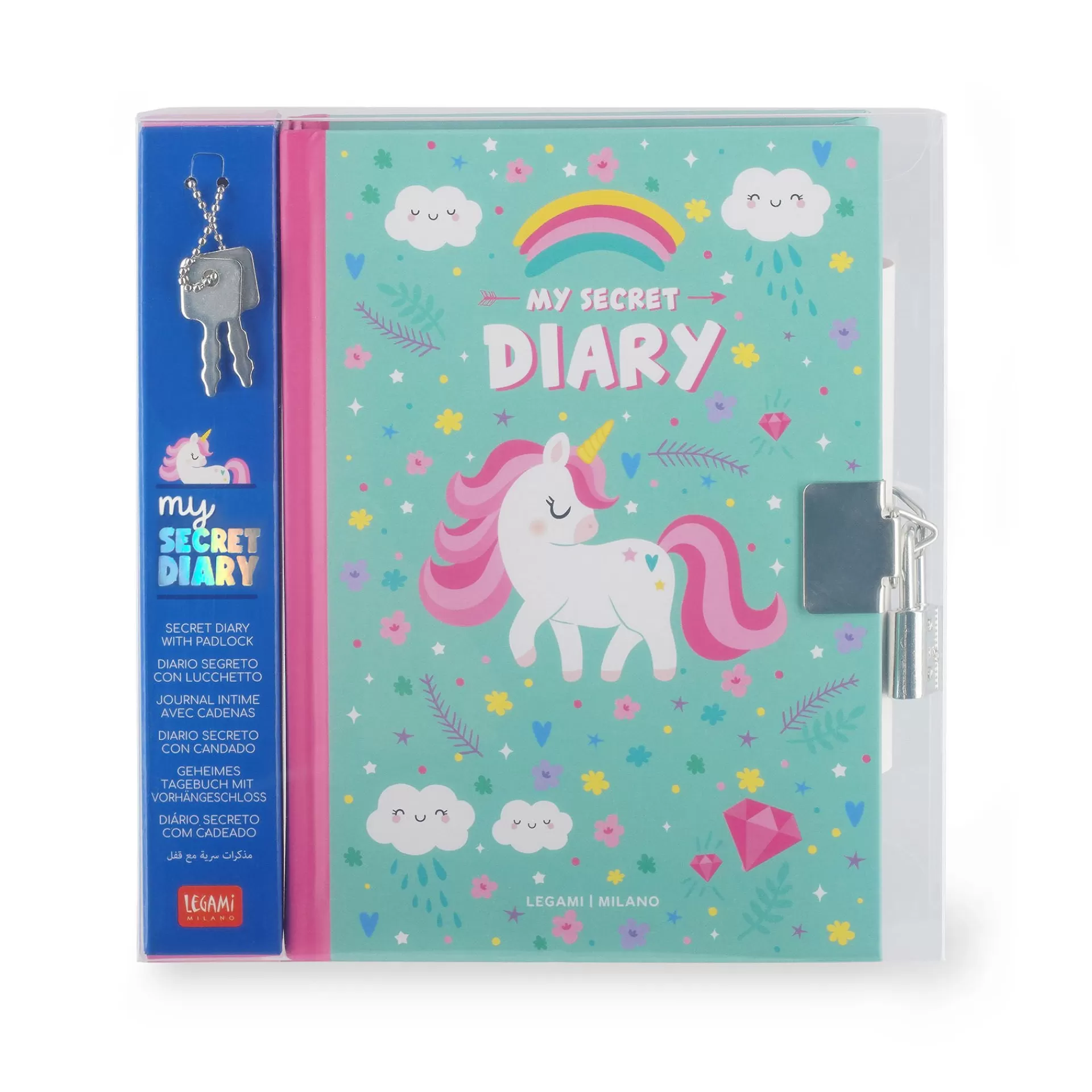 Legami Milano Mehr Schreibwaren^Geheimes Tagebuch mit Vorhängeschloss - My Secret Diary