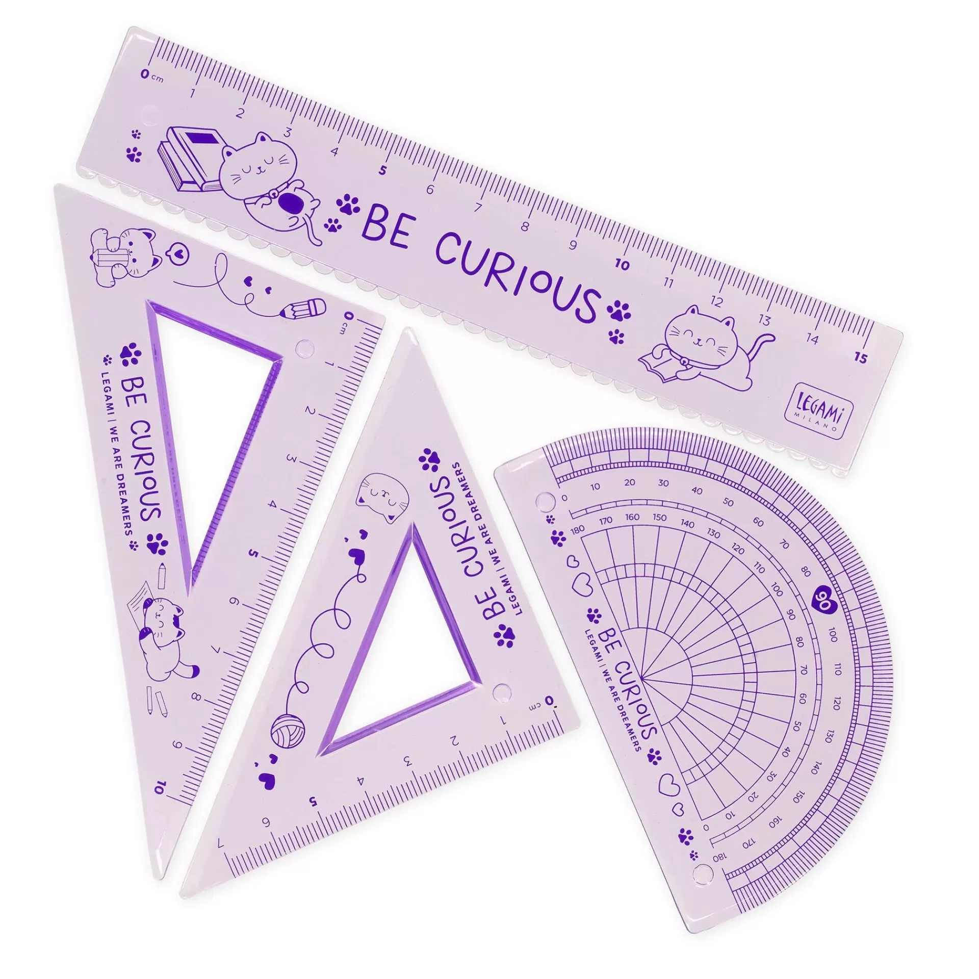 Legami Milano Mehr Schreibwaren | Lineale^Geometrieset - You Rule!