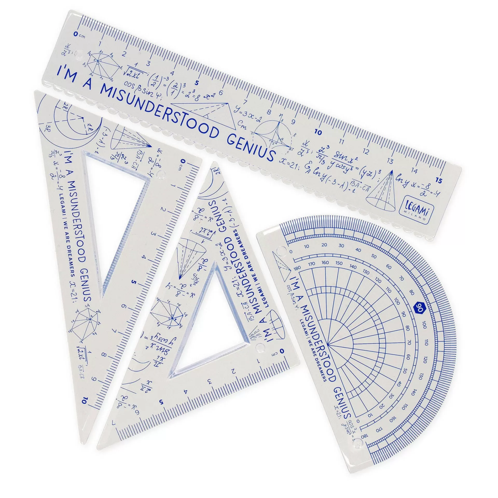 Legami Milano Mehr Schreibwaren | Lineale^Geometrieset - You Rule!