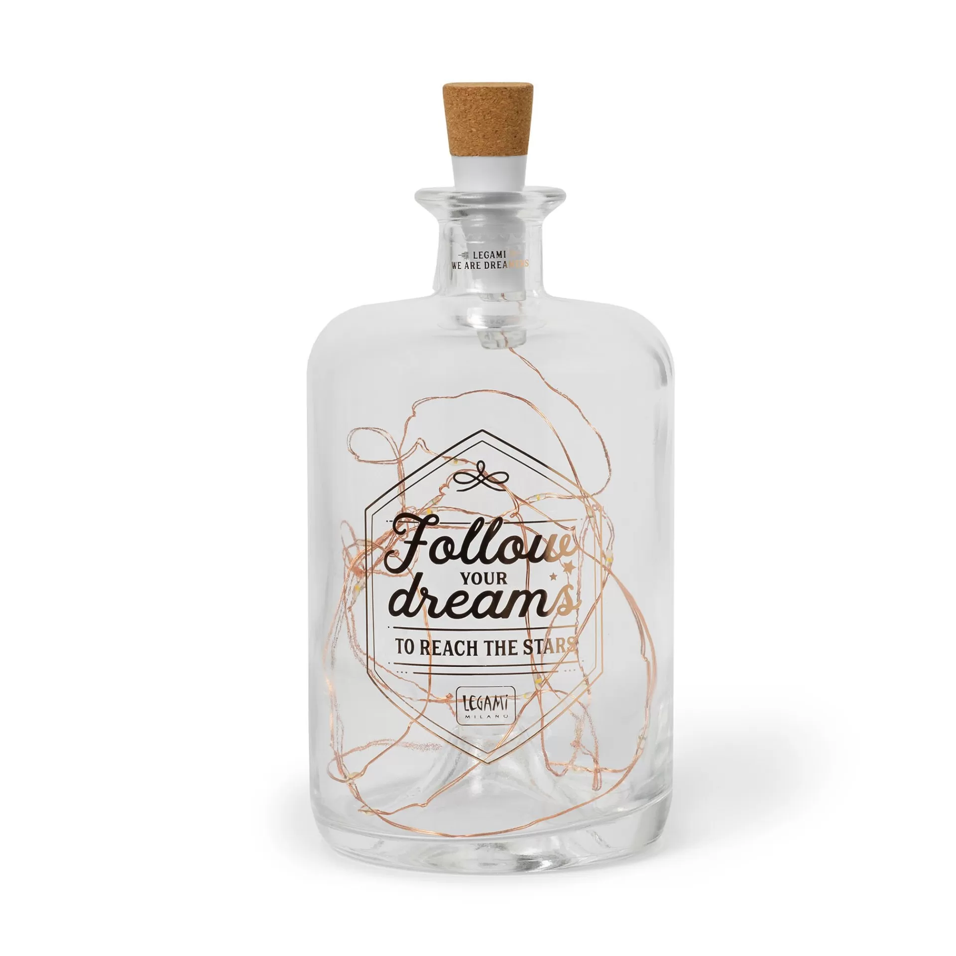 Legami Milano Deko-Leuchten^Glasflasche mit LED-Lichtern - Jar of Stars