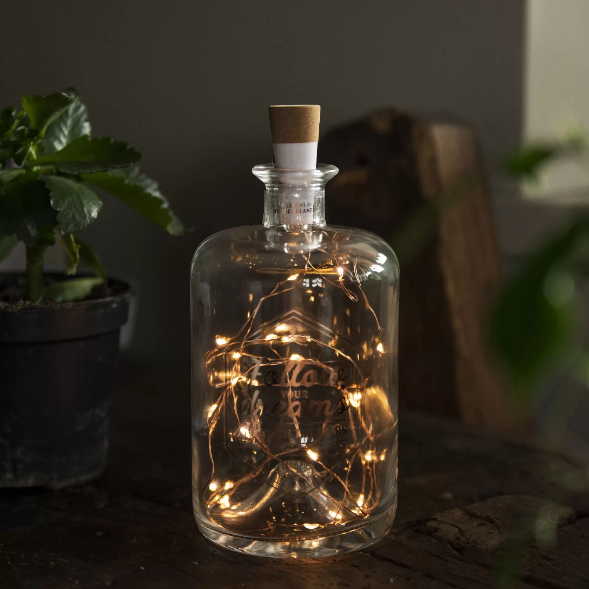 Legami Milano Deko-Leuchten^Glasflasche mit LED-Lichtern - Jar of Stars