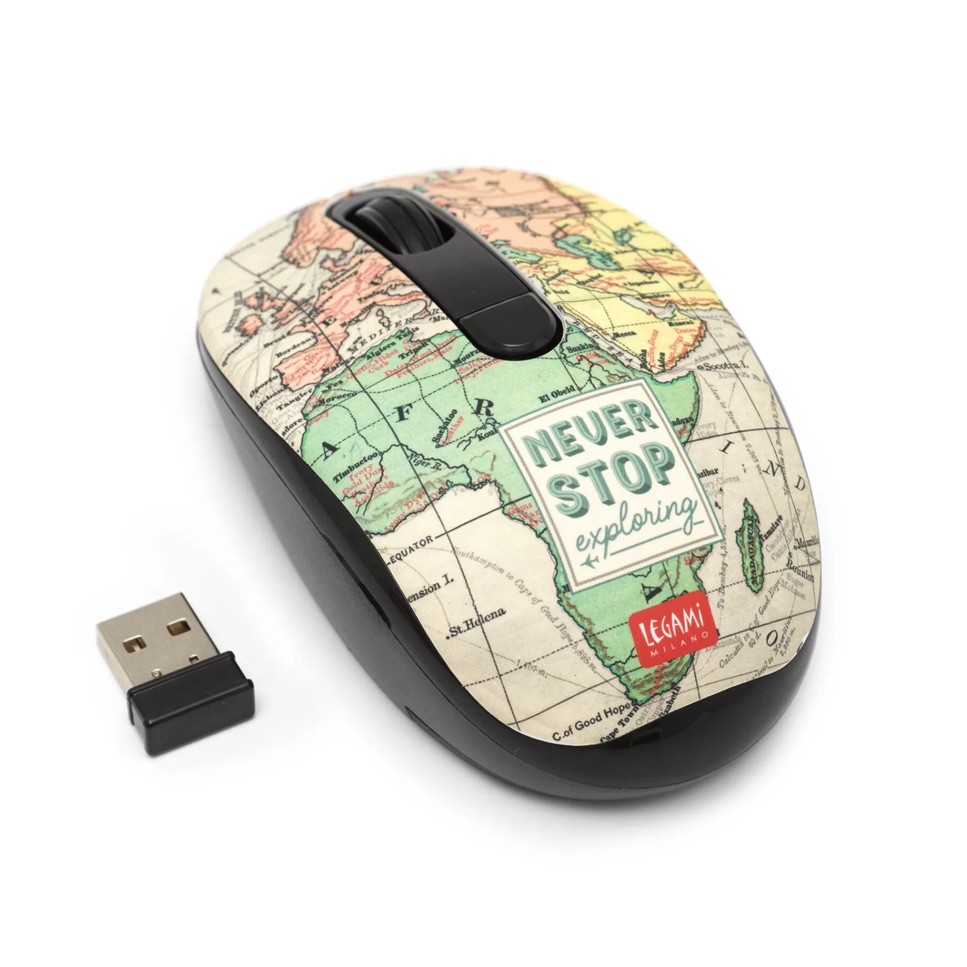 Legami Milano Zubehör Für Smartphone, Pc, Tablet^Kabellose Maus mit USB-Empfänger