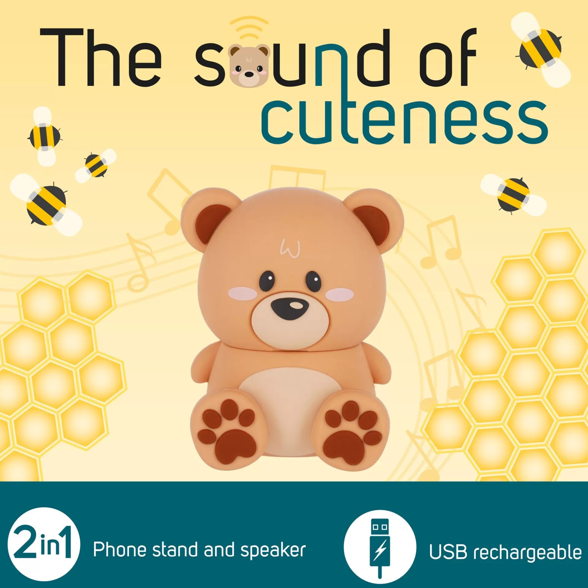 Legami Milano Lautsprecher^Kabelloser Speaker mit Halterung - The Sound of Cuteness