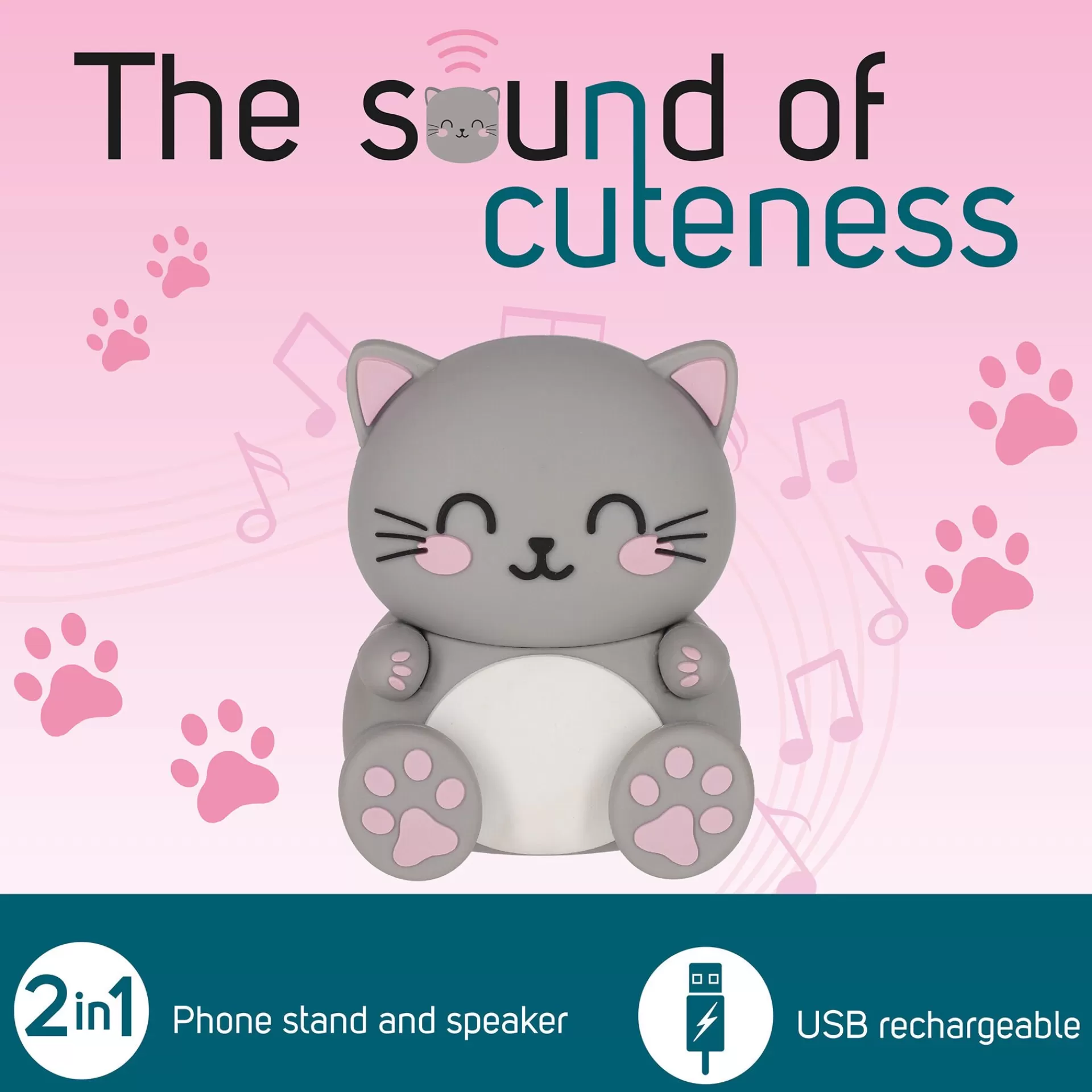 Legami Milano Lautsprecher^Kabelloser Speaker mit Halterung - The Sound of Cuteness