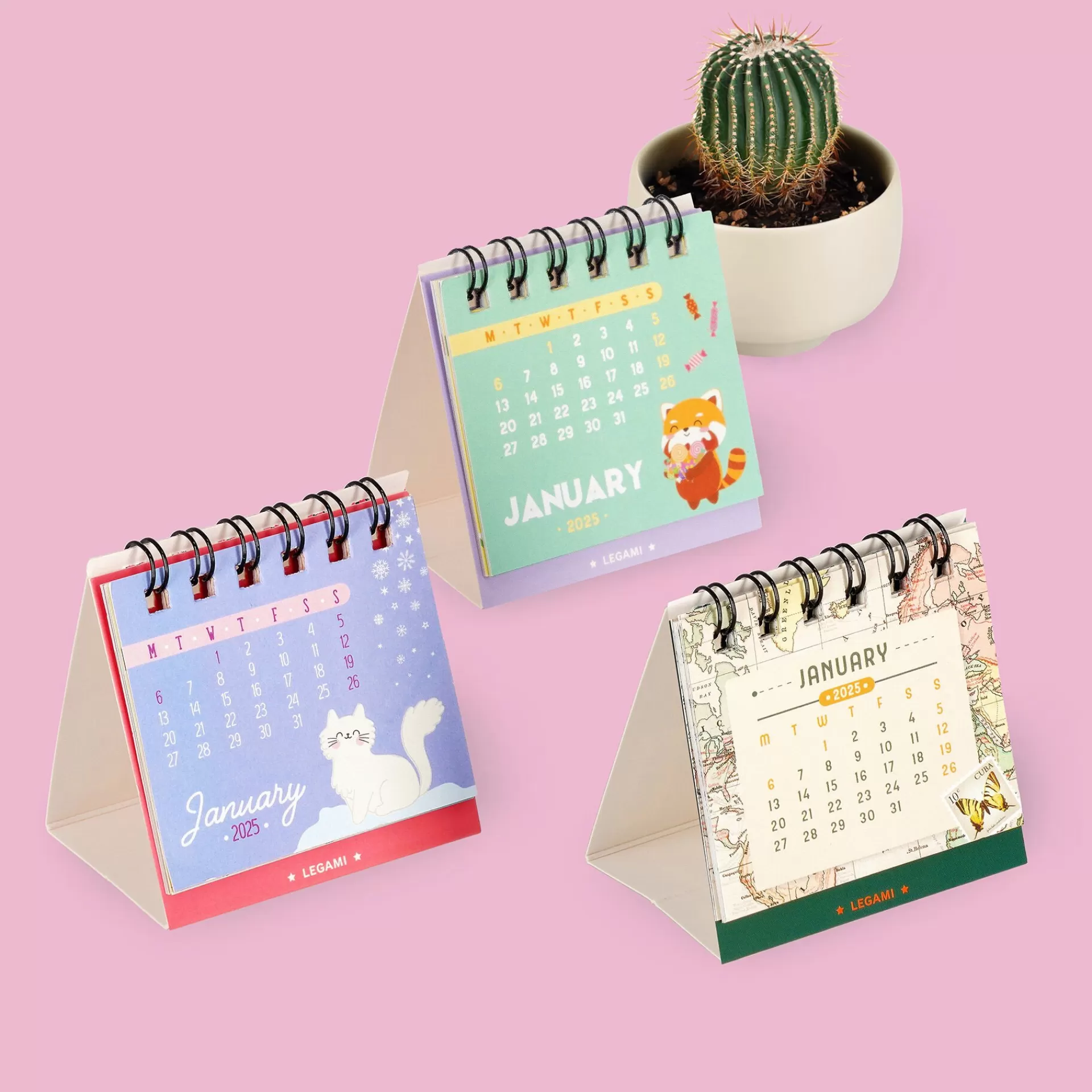 Legami Milano Tischkalender^Kalender Micro - 2025