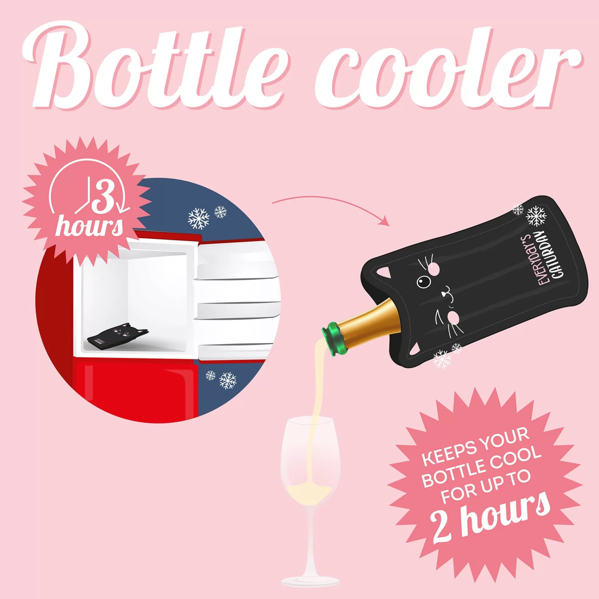 Legami Milano Cocktail Hour^Kühlband für Flaschen - Bottle Cooler