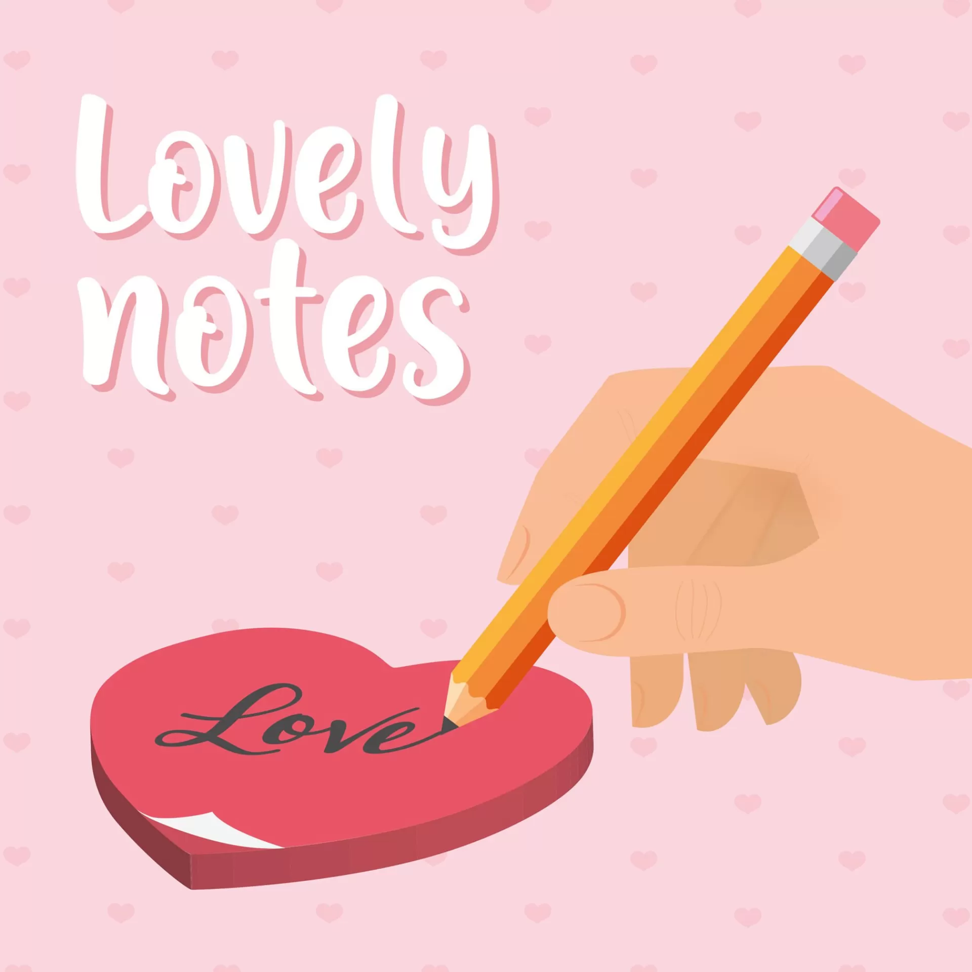 Legami Milano Notizblöcke Und Klebezettel^Klebezettel-Notizblock - Lovely Notes