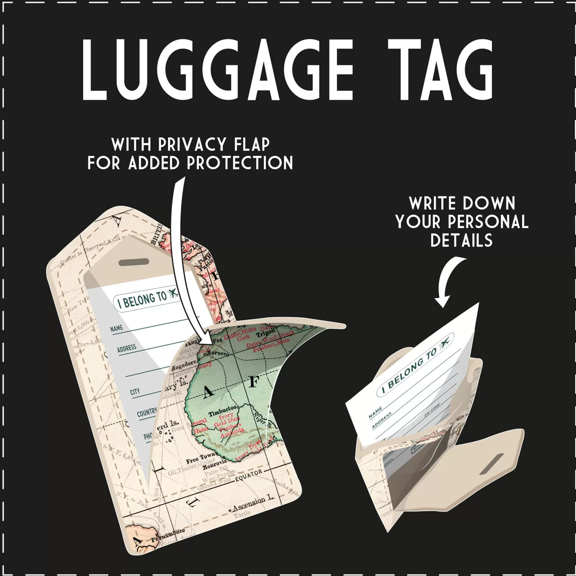 Legami Milano Reise-Accessoires^Kofferetikett - Luggage Tag
