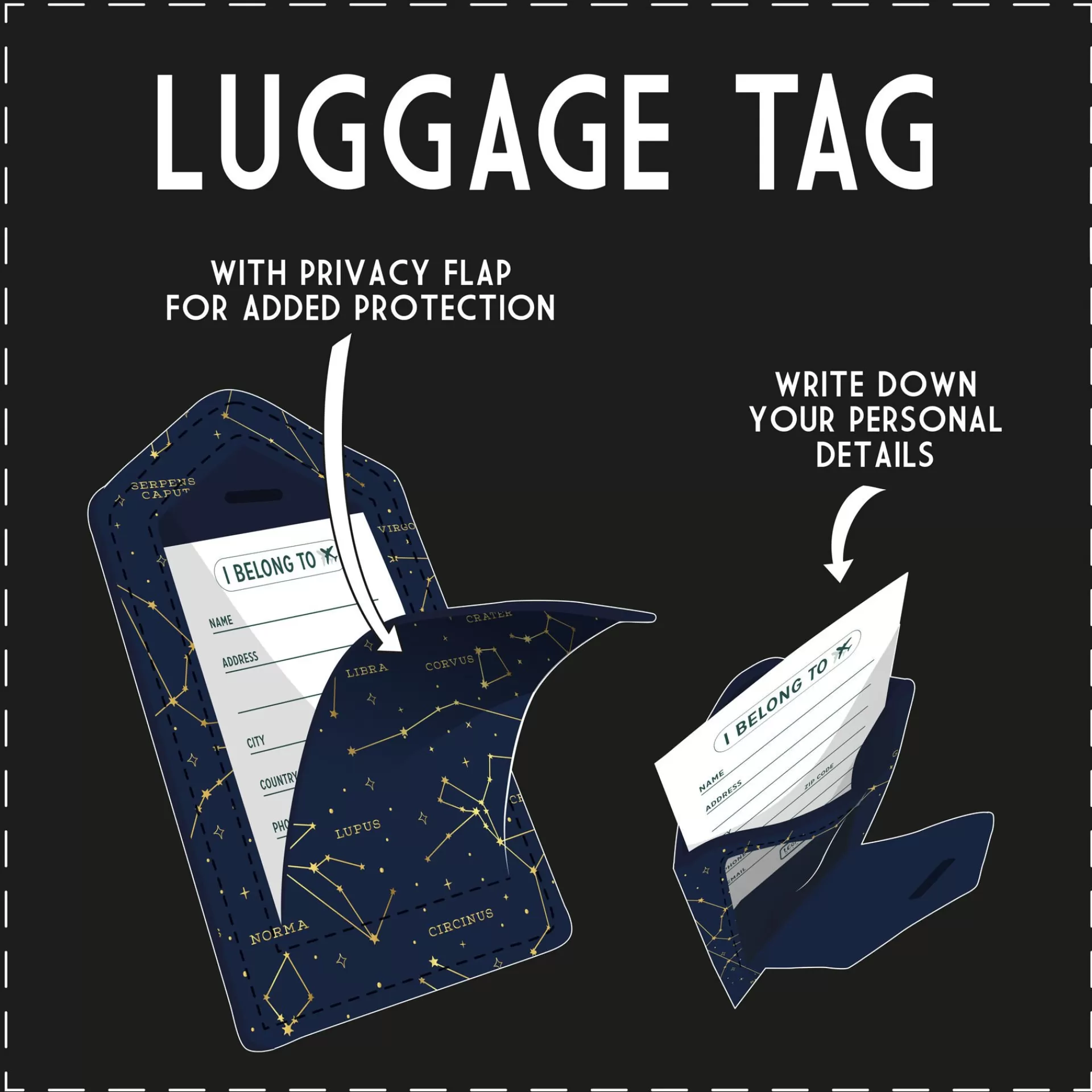 Legami Milano Reise-Accessoires^Kofferetikett - Luggage Tag