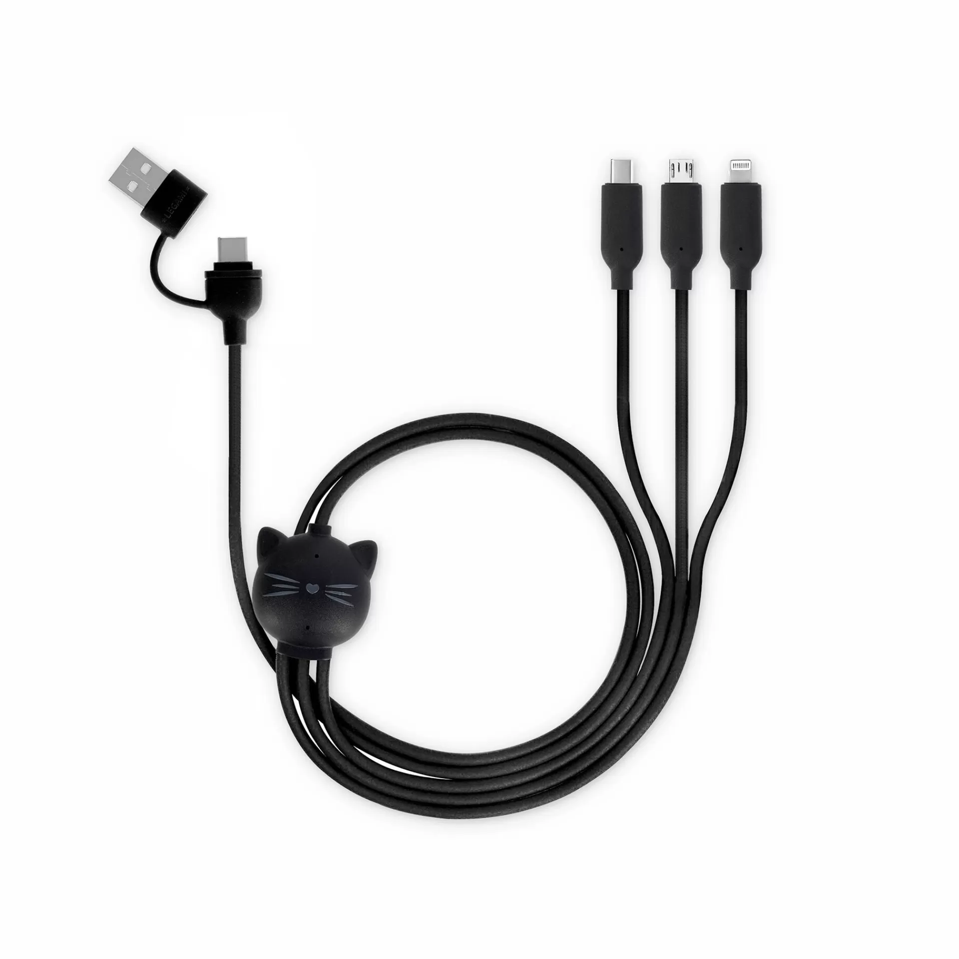 Legami Milano Zubehör Für Smartphone, Pc, Tablet | Power-Banks Und Ladegeräte^Lade- und Synchronisationskabel 3 in 1 - Three Hugs