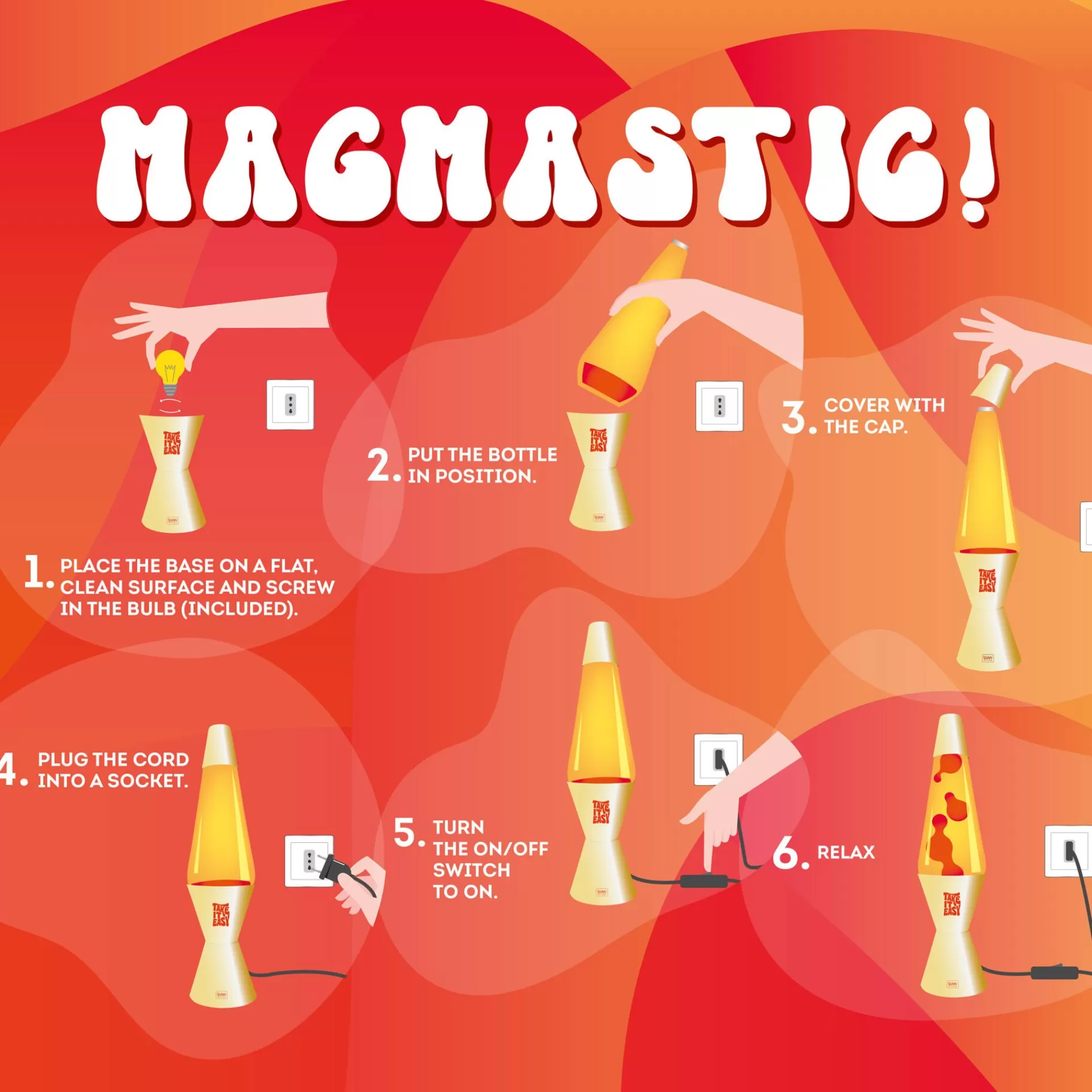 Legami Milano Lampen^Lavalampe - Magmastic!