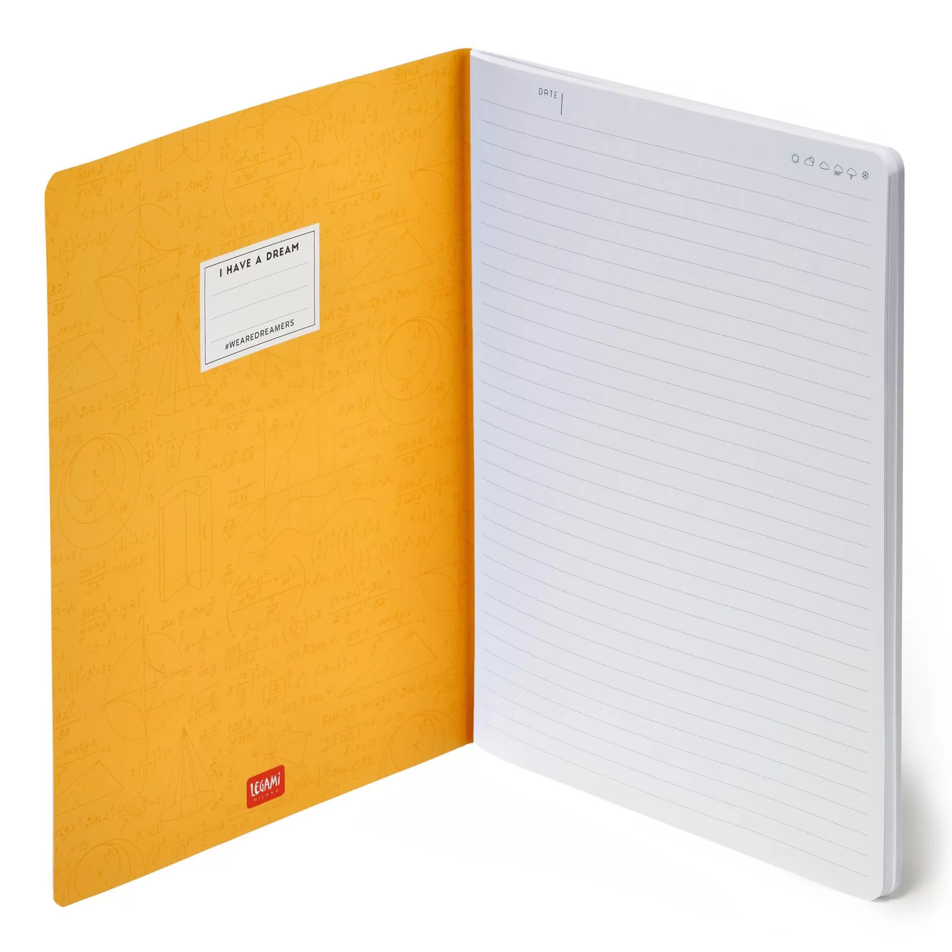 Legami Milano Linierte Hefte^Liniertes Notizbuch - Large - B5-Format