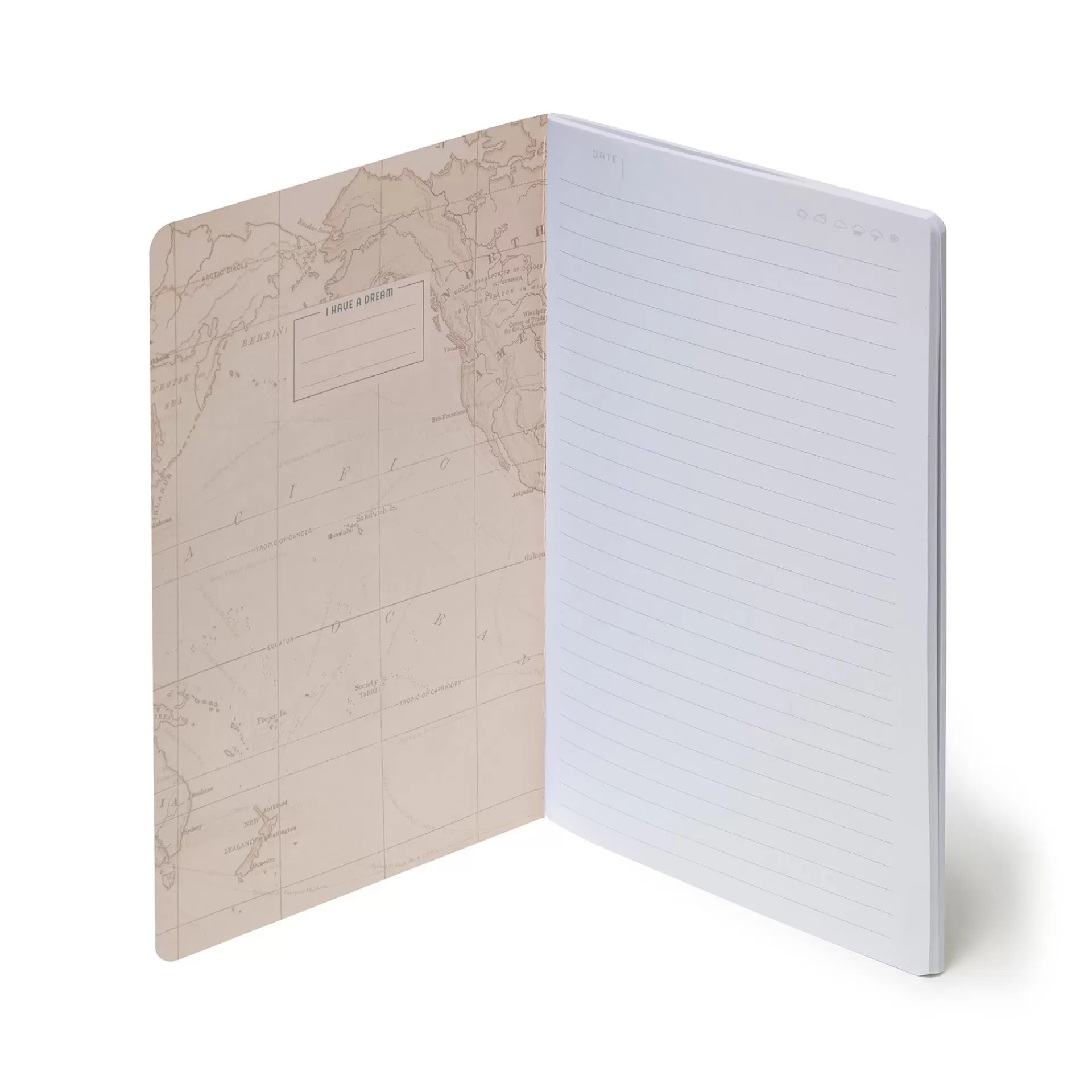Legami Milano Linierte Hefte^Liniertes Notizbuch - Medium - A5-Format