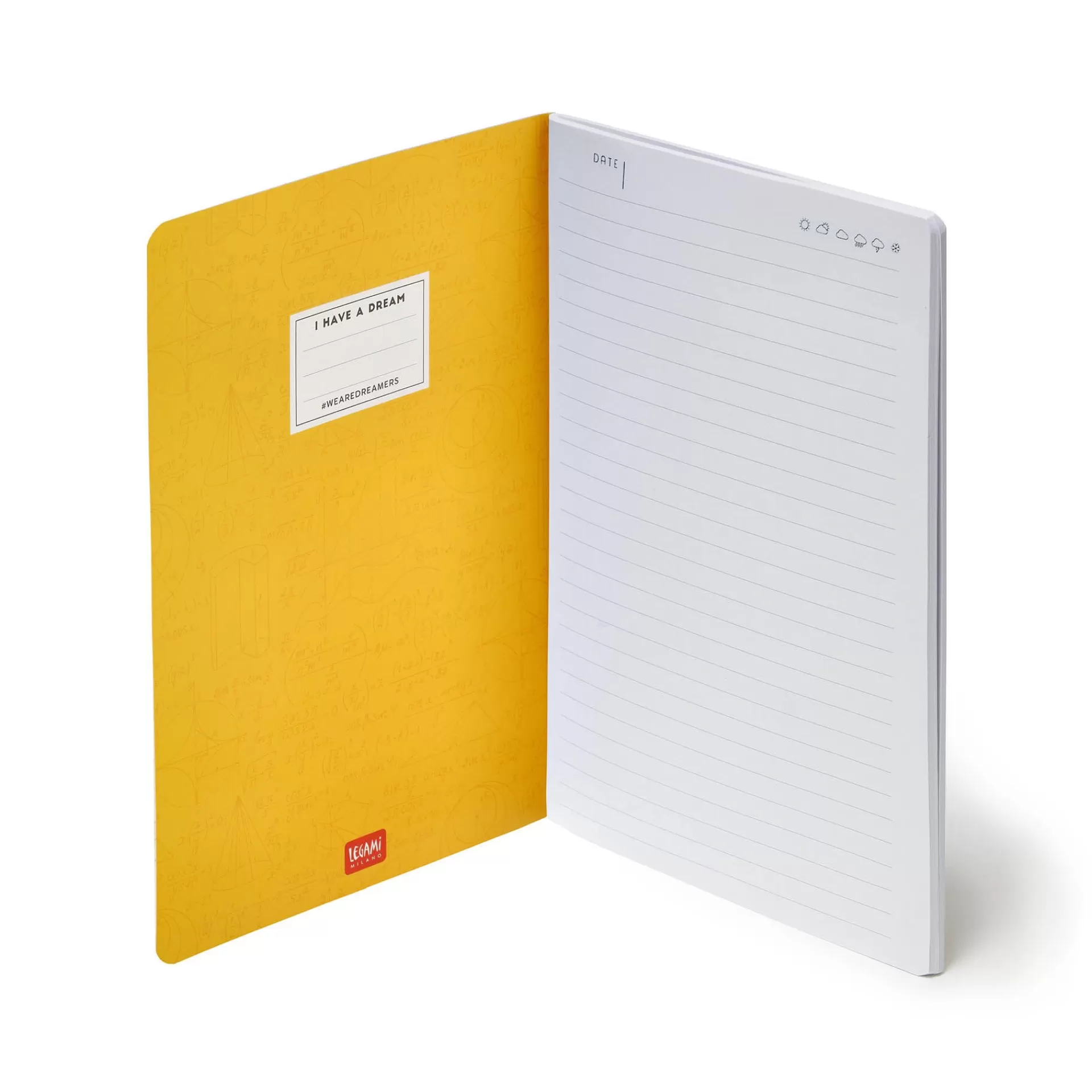 Legami Milano Linierte Hefte^Liniertes Notizbuch - Medium - A5-Format