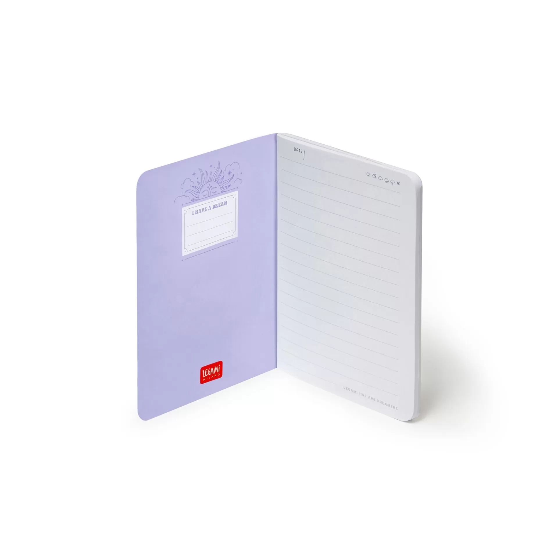 Legami Milano Linierte Hefte^Liniertes Notizbuch - Small - A6-Format