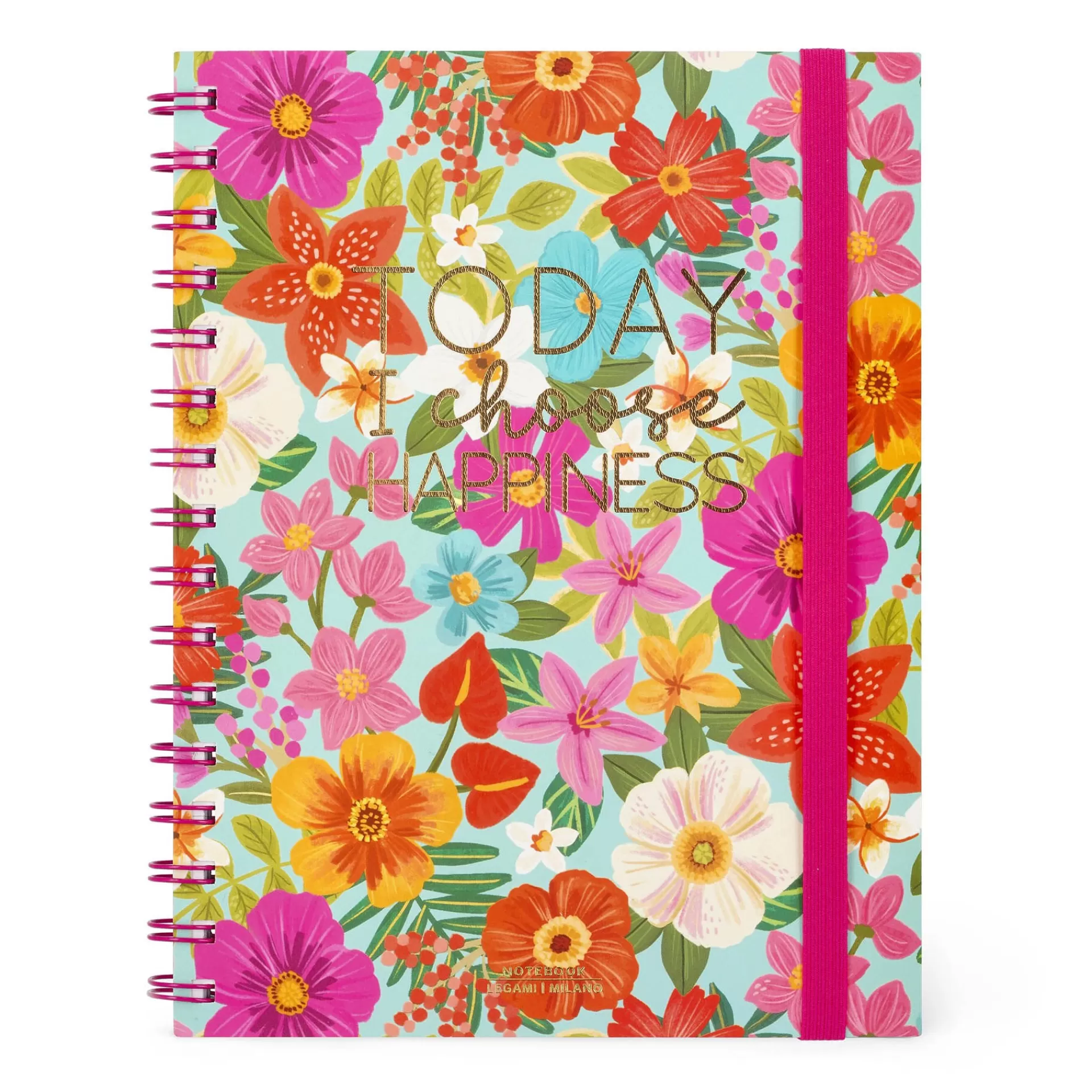 Legami Milano Linierte Hefte^Liniertes Notizbuch -Large - Spiralbindung - A5-Format