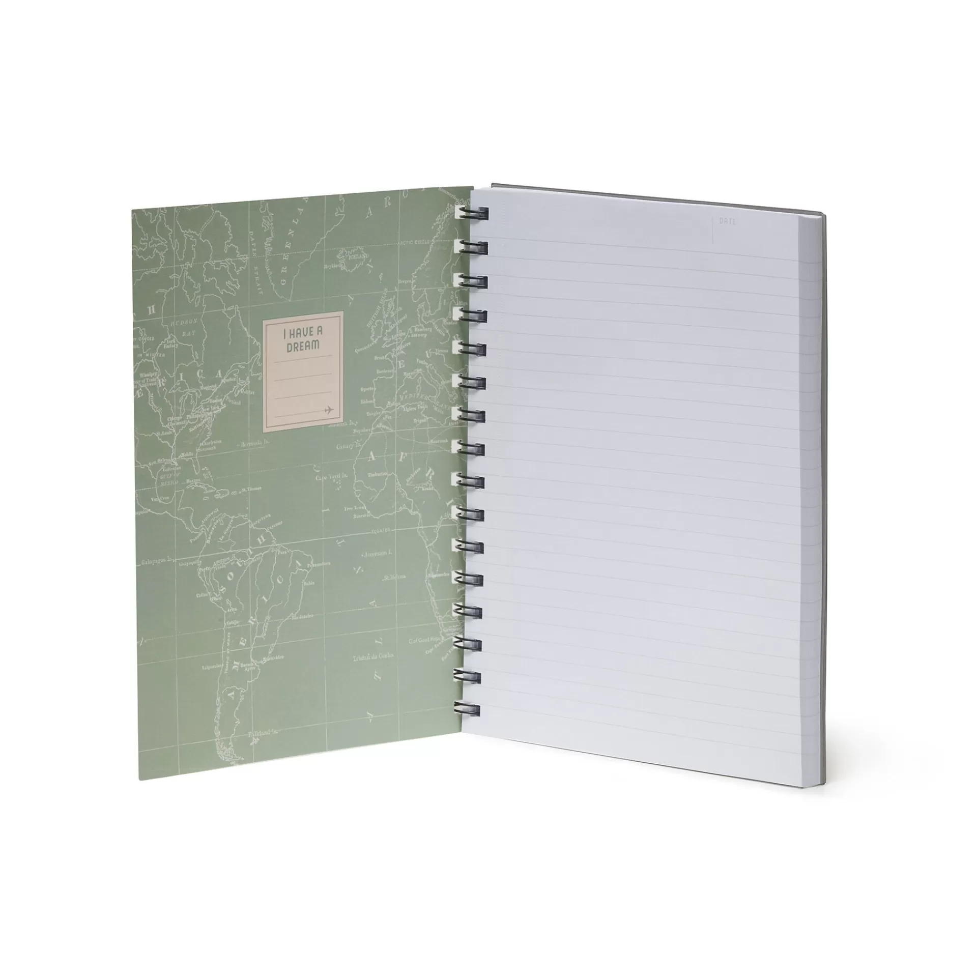 Legami Milano Linierte Hefte^Liniertes Notizbuch -Large - Spiralbindung - A5-Format