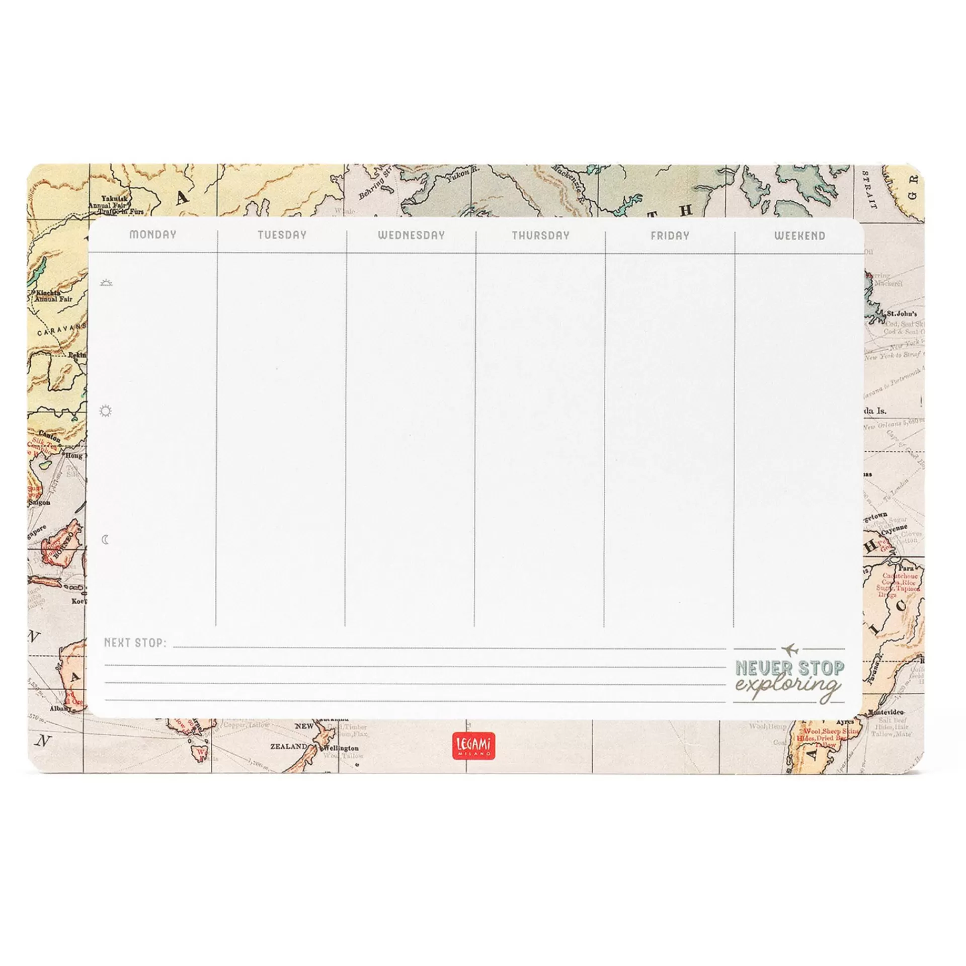 Legami Milano Mousepad Aus Papier Und Planer^Mauspad & Notizblock - Smart Notes