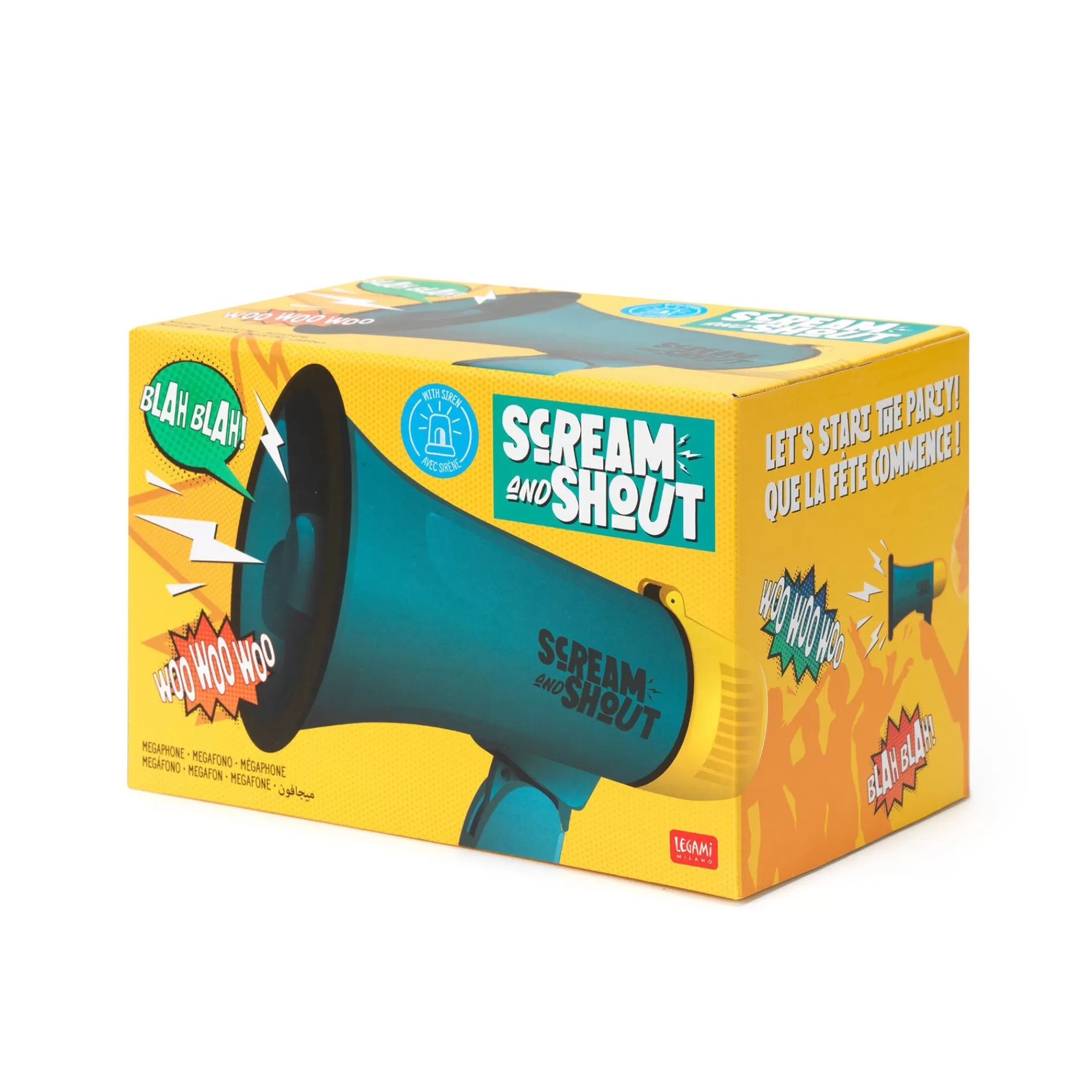 Legami Milano Spiele^Megafon - Scream and Shout