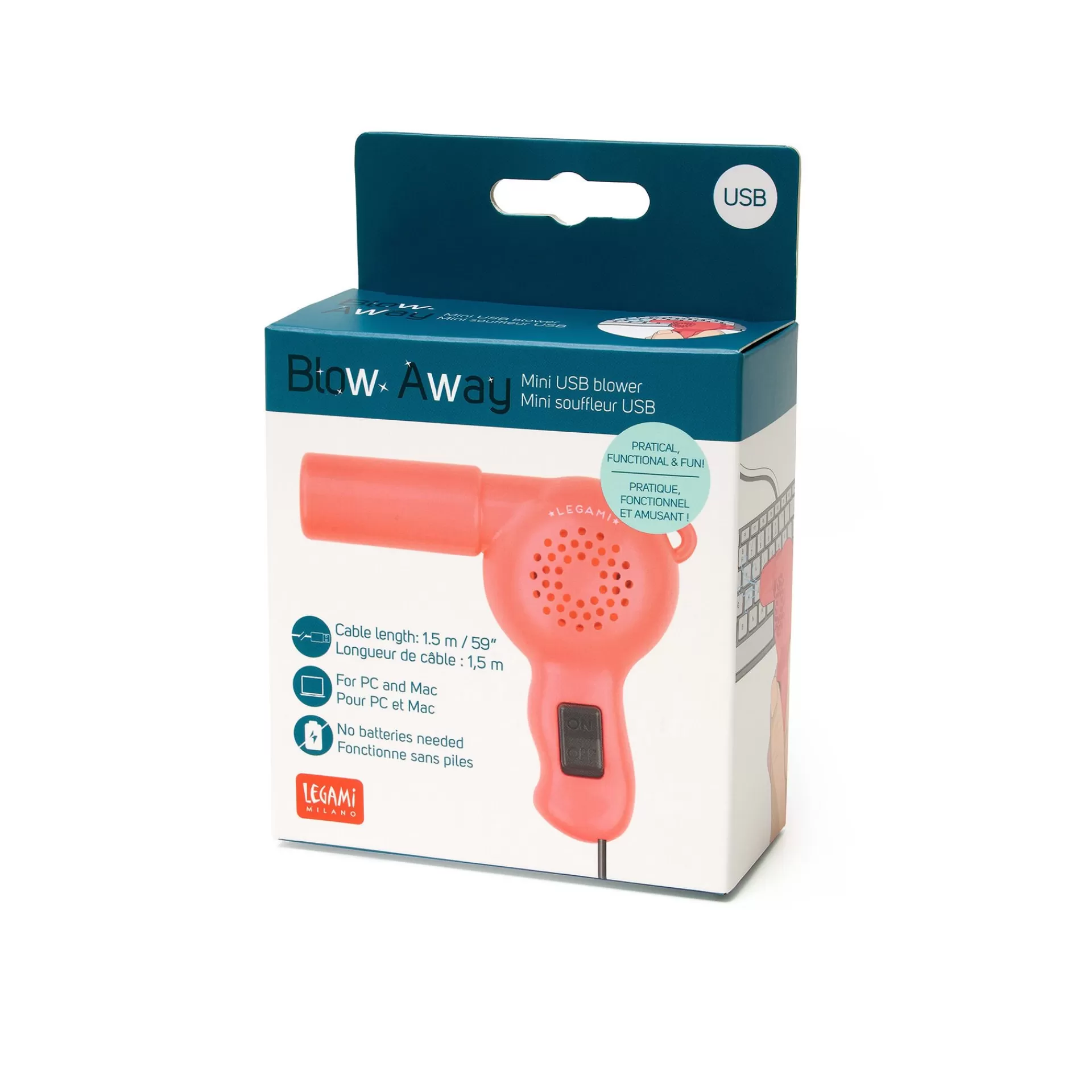 Legami Milano Zubehör Für Smartphone, Pc, Tablet^Mini-USB-Gebläse - Blow Away