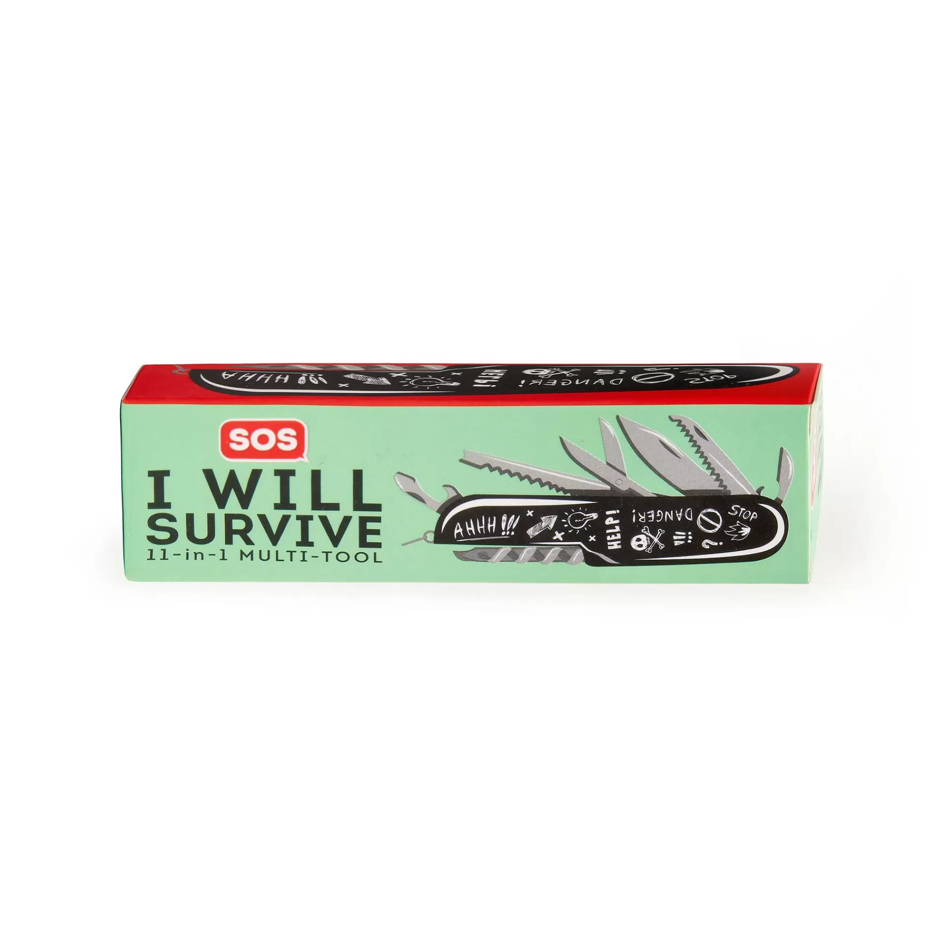 Legami Milano Weitere Accessoires | Reise-Accessoires^Multifunktionsmesser 11 in 1 - SOS I Will Survive