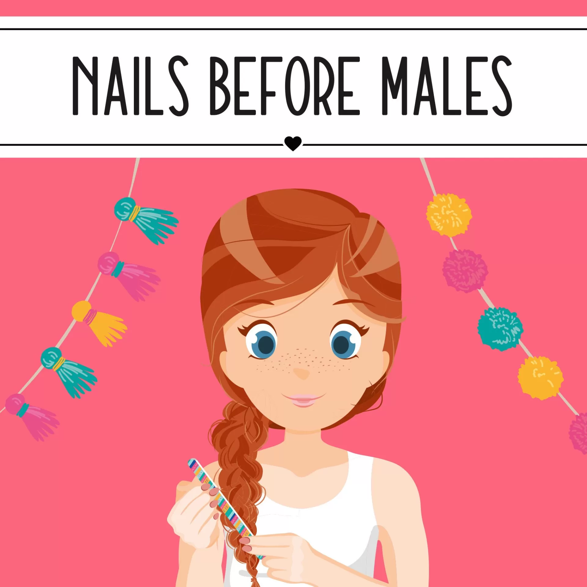 Legami Milano Beauty-Accessoires^3 Nagelfeilen im Set - Nails Before Males