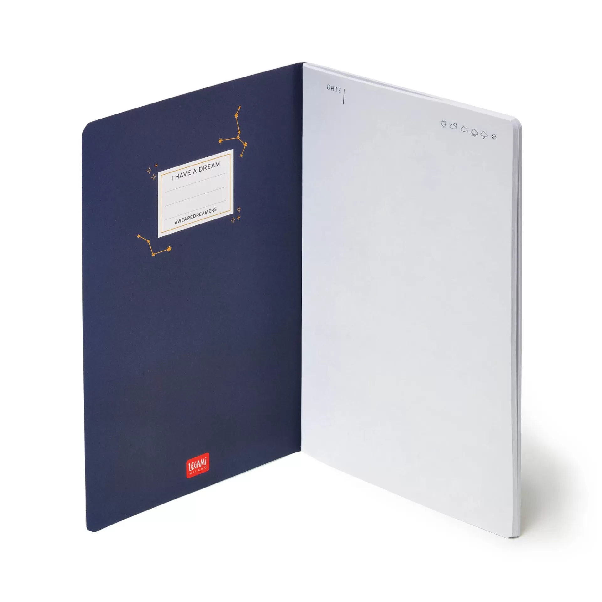 Legami Milano Blanko-Hefte^Notizbuch - Blankopapier - Medium - A5-Format