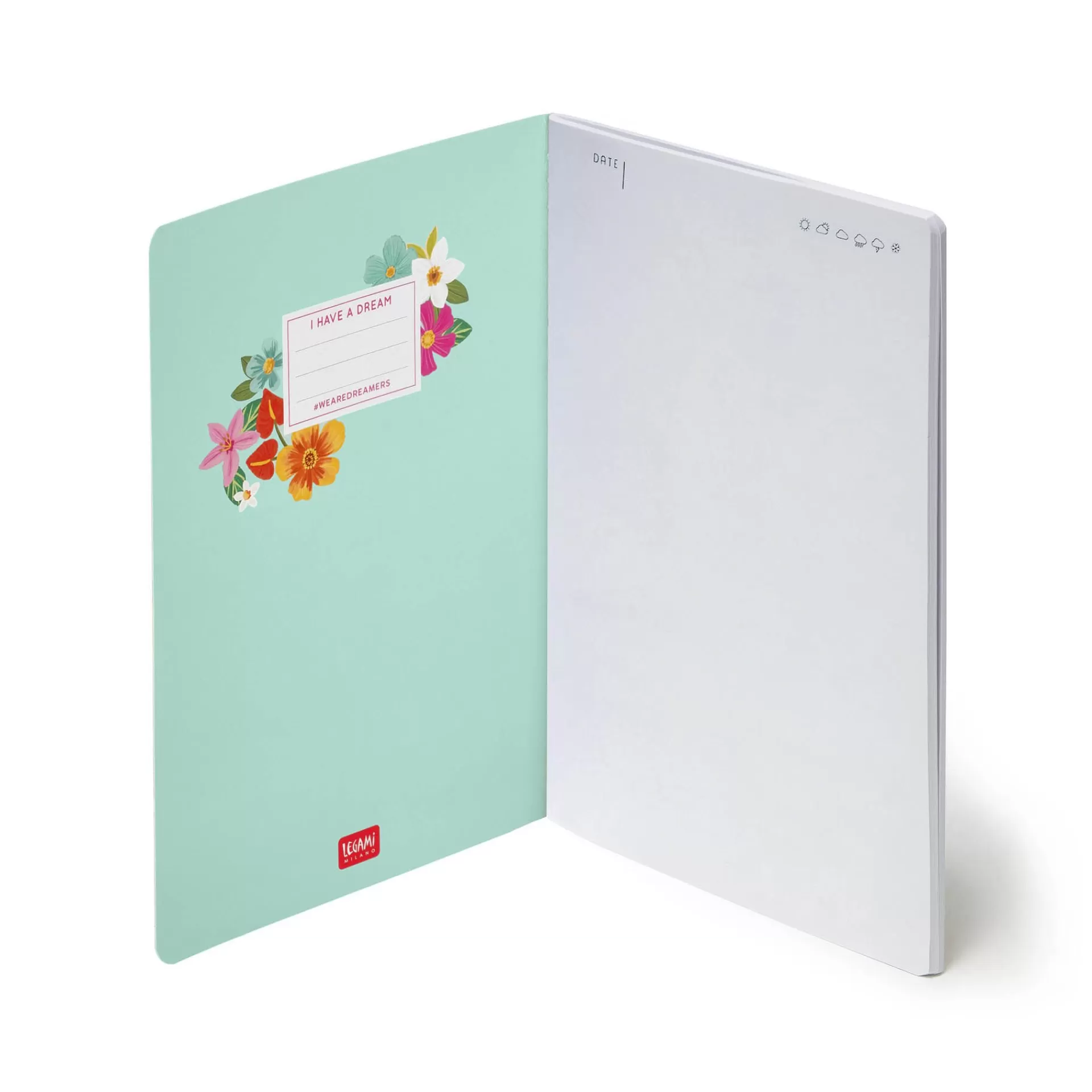 Legami Milano Blanko-Hefte^Notizbuch - Blankopapier - Medium - A5-Format