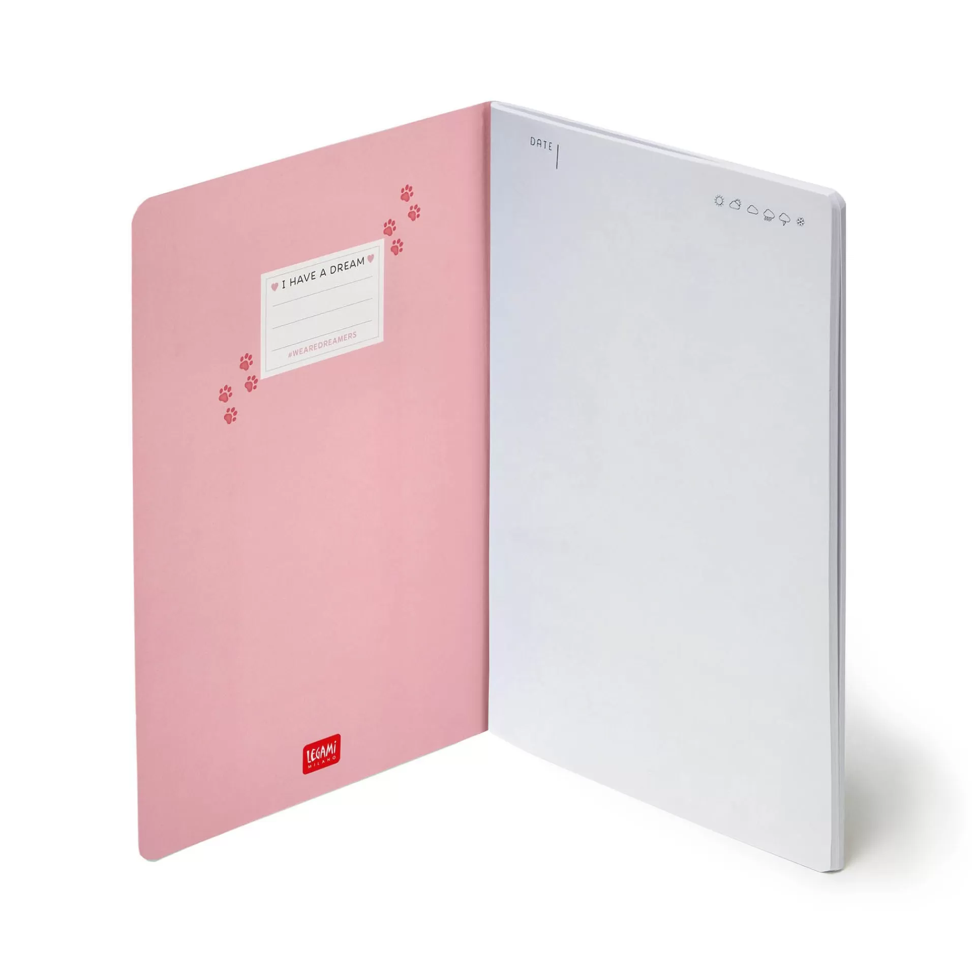 Legami Milano Blanko-Hefte^Notizbuch - Blankopapier - Medium - A5-Format