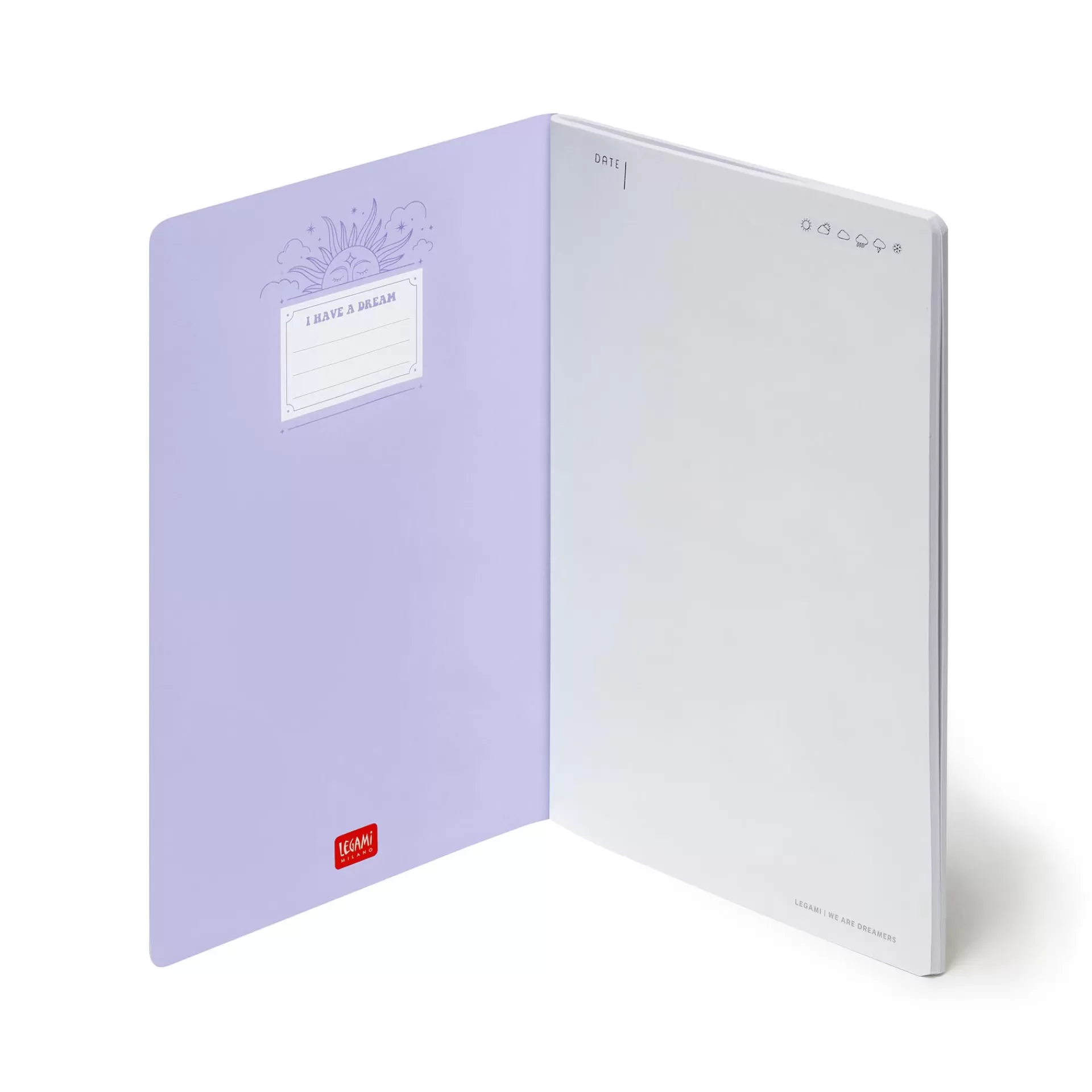 Legami Milano Blanko-Hefte^Notizbuch - Blankopapier - Medium - A5-Format
